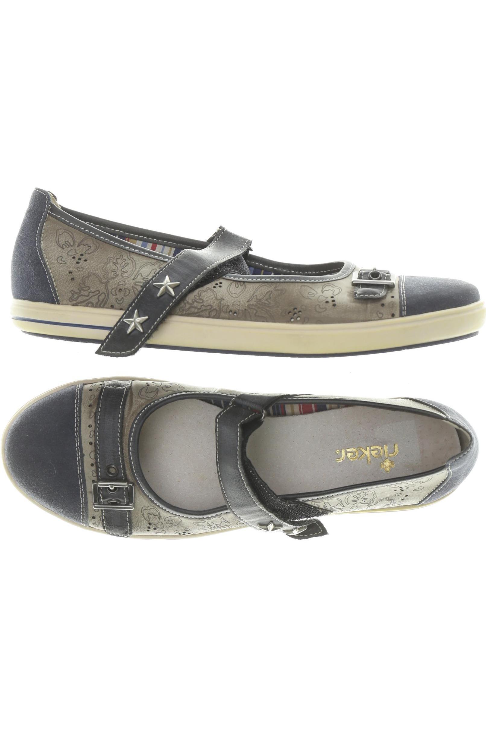 

Rieker Damen Ballerinas, blau, Gr. 38