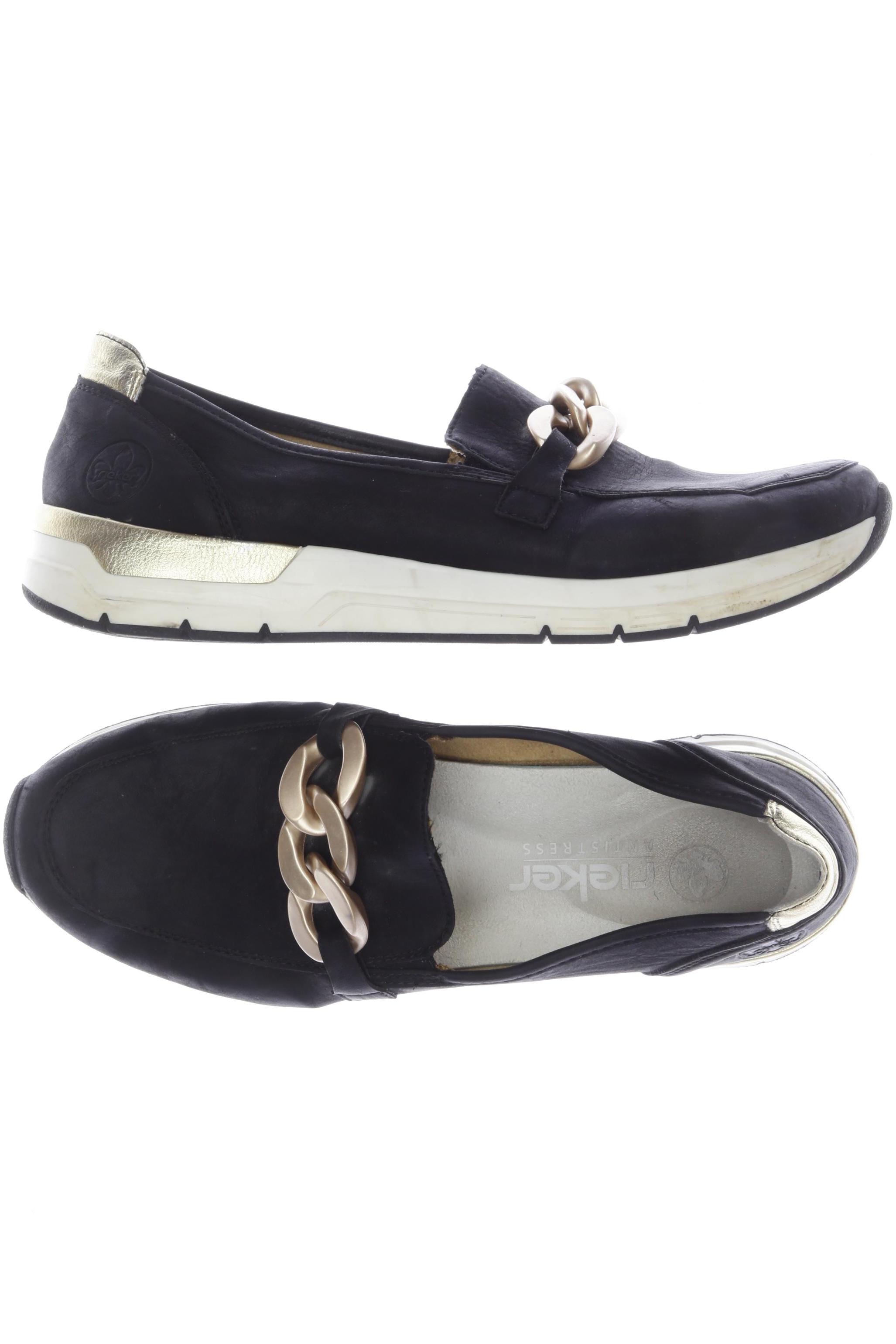 

Rieker Damen Halbschuh, schwarz, Gr. 40