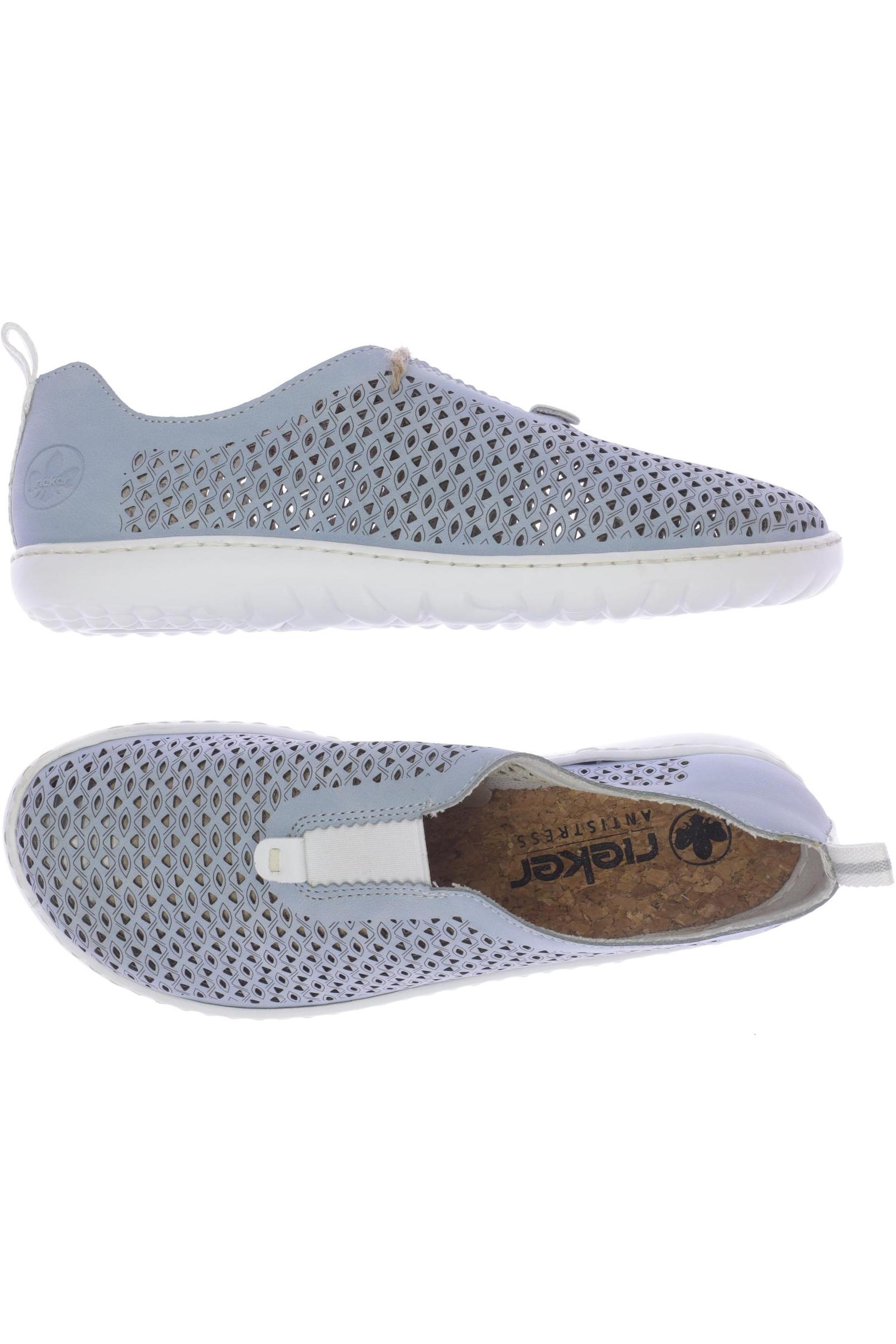 

Rieker Damen Halbschuh, hellblau, Gr. 37