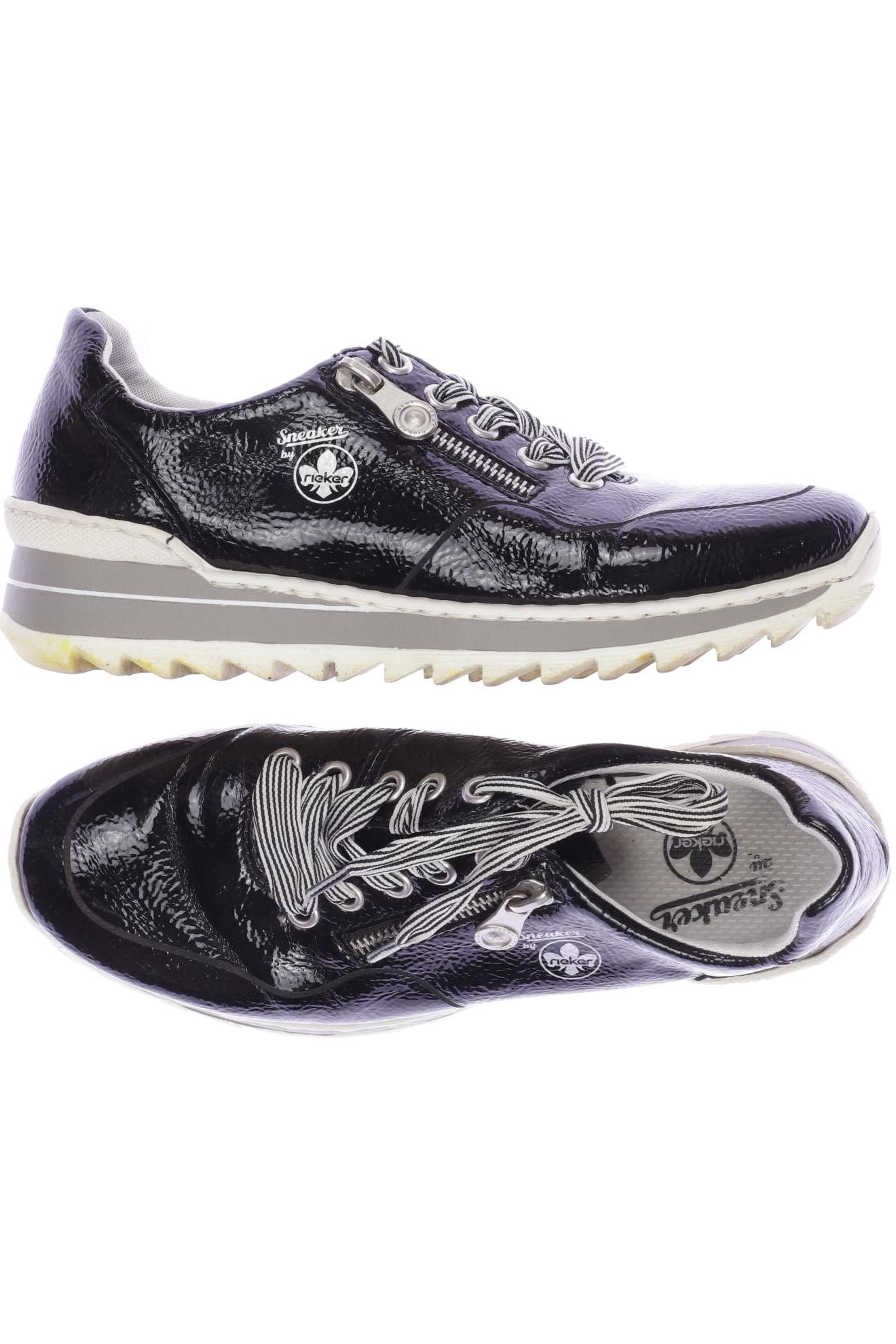 

Rieker Damen Halbschuh, schwarz, Gr. 36