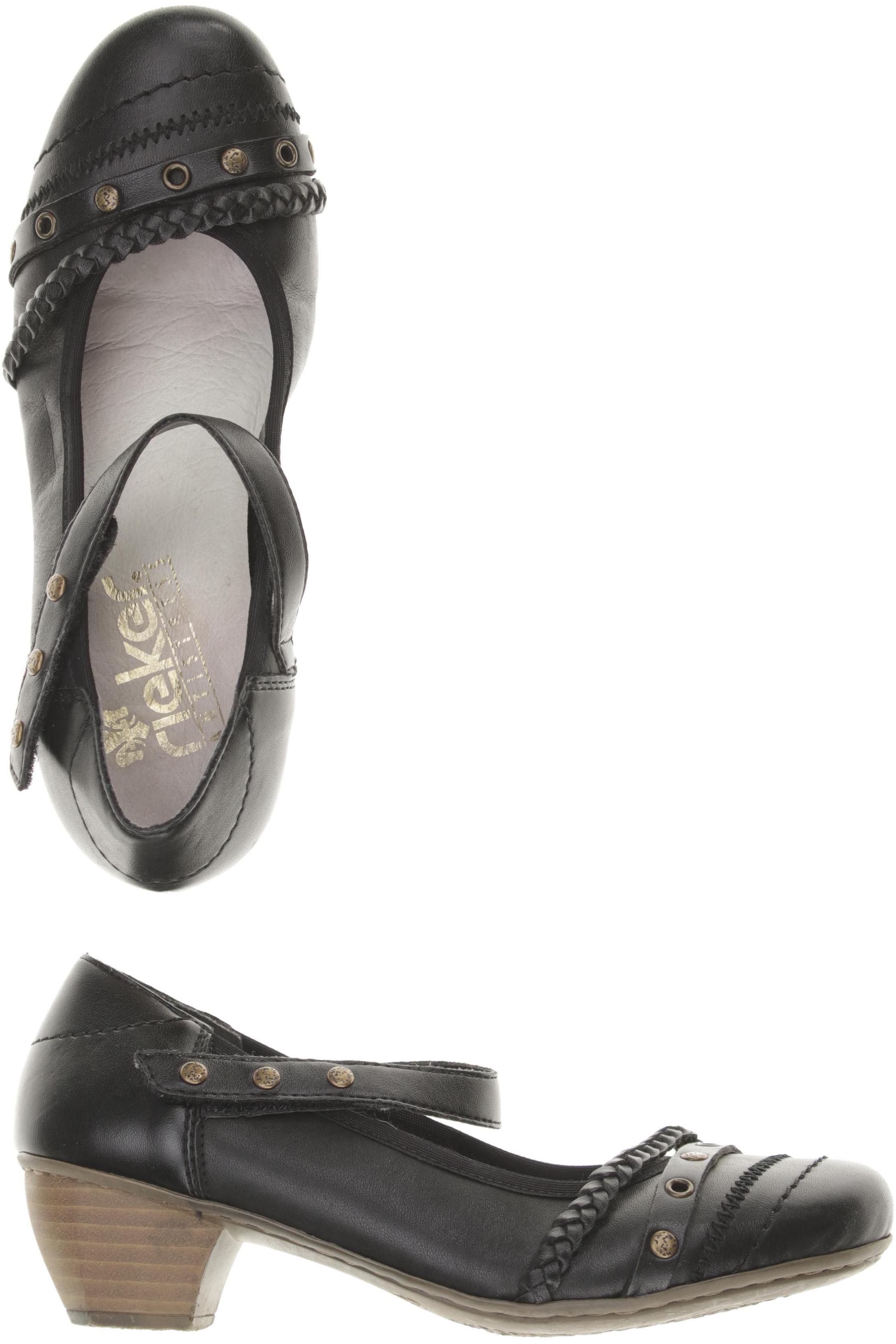 

Rieker Damen Halbschuh, schwarz, Gr. 36