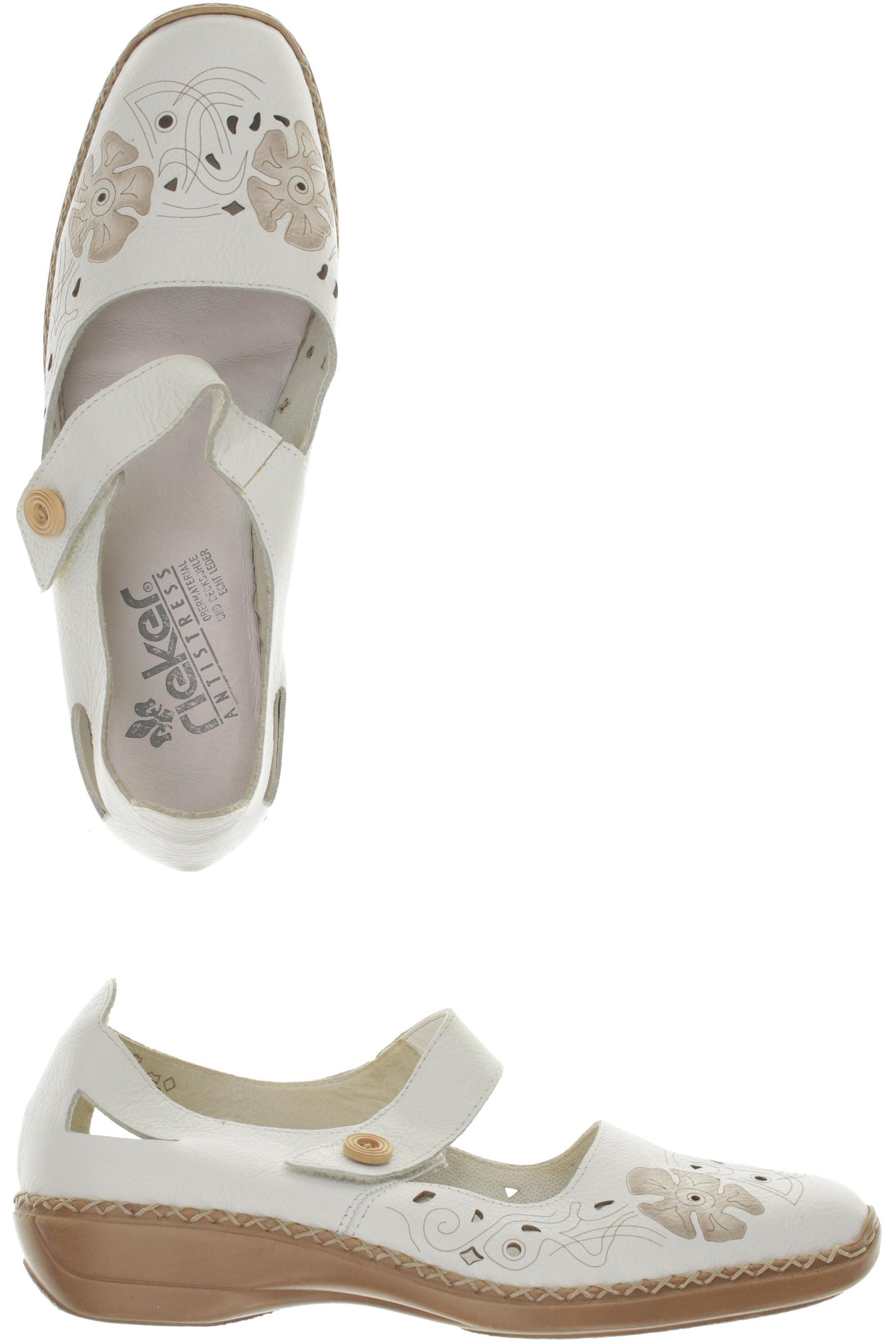 

Rieker Damen Halbschuh, weiß, Gr. 40