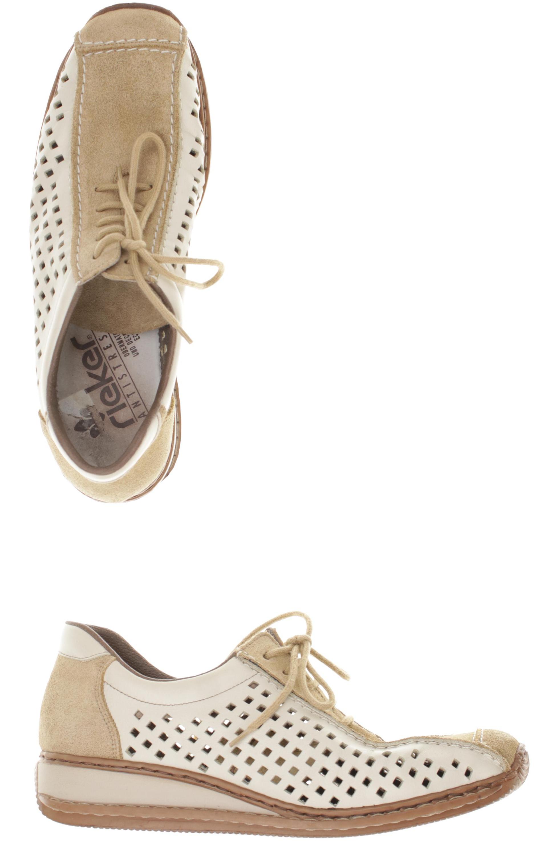 

Rieker Damen Halbschuh, beige, Gr. 38