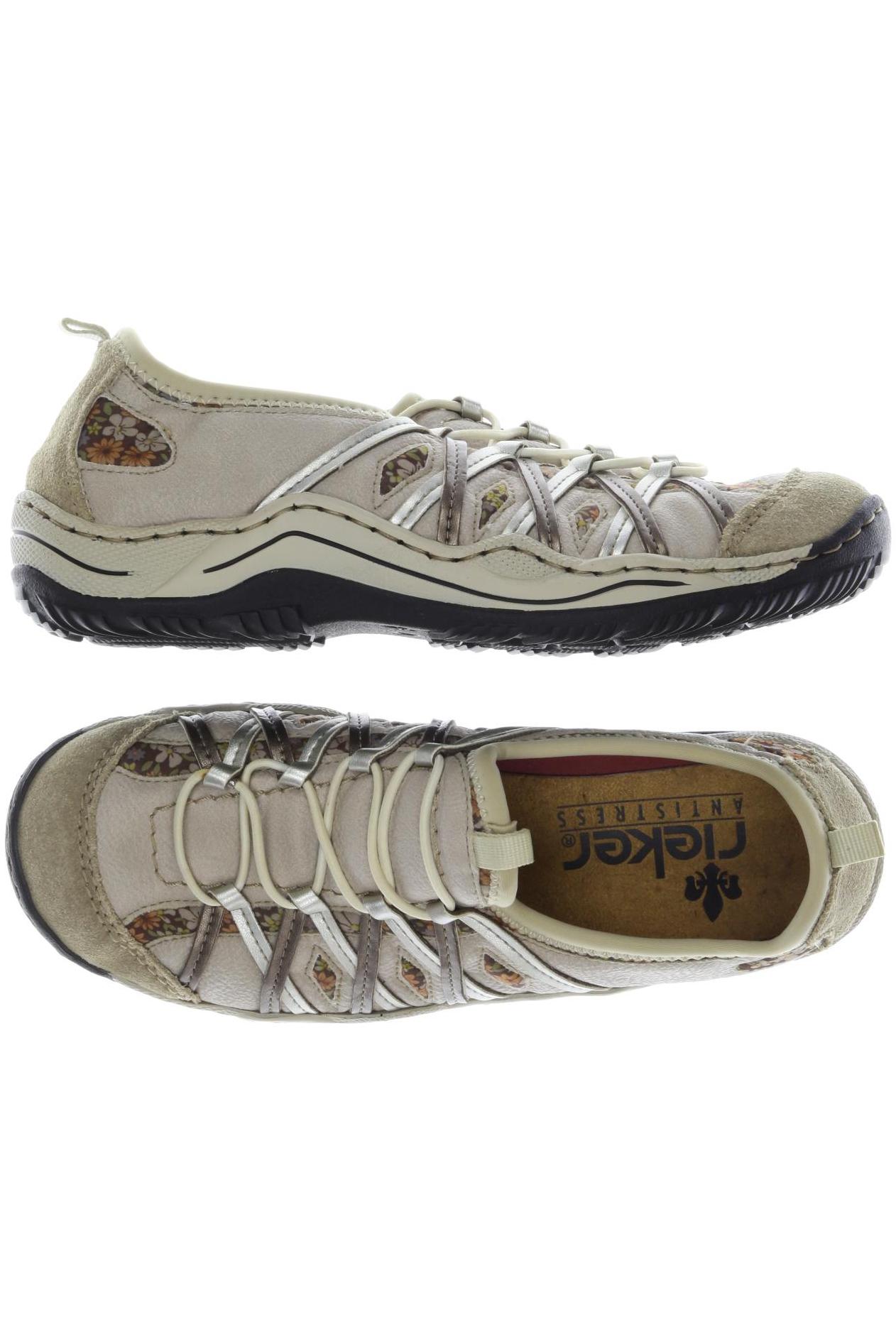 

Rieker Damen Halbschuh, beige, Gr. 37