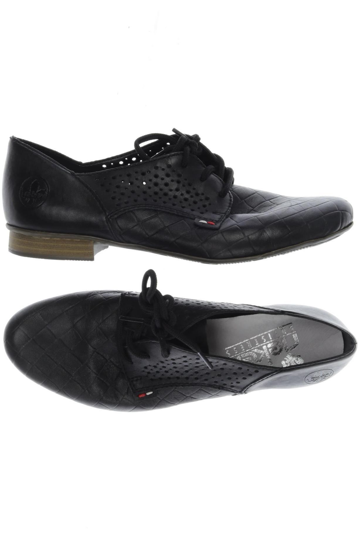 

Rieker Damen Halbschuh, schwarz, Gr. 38