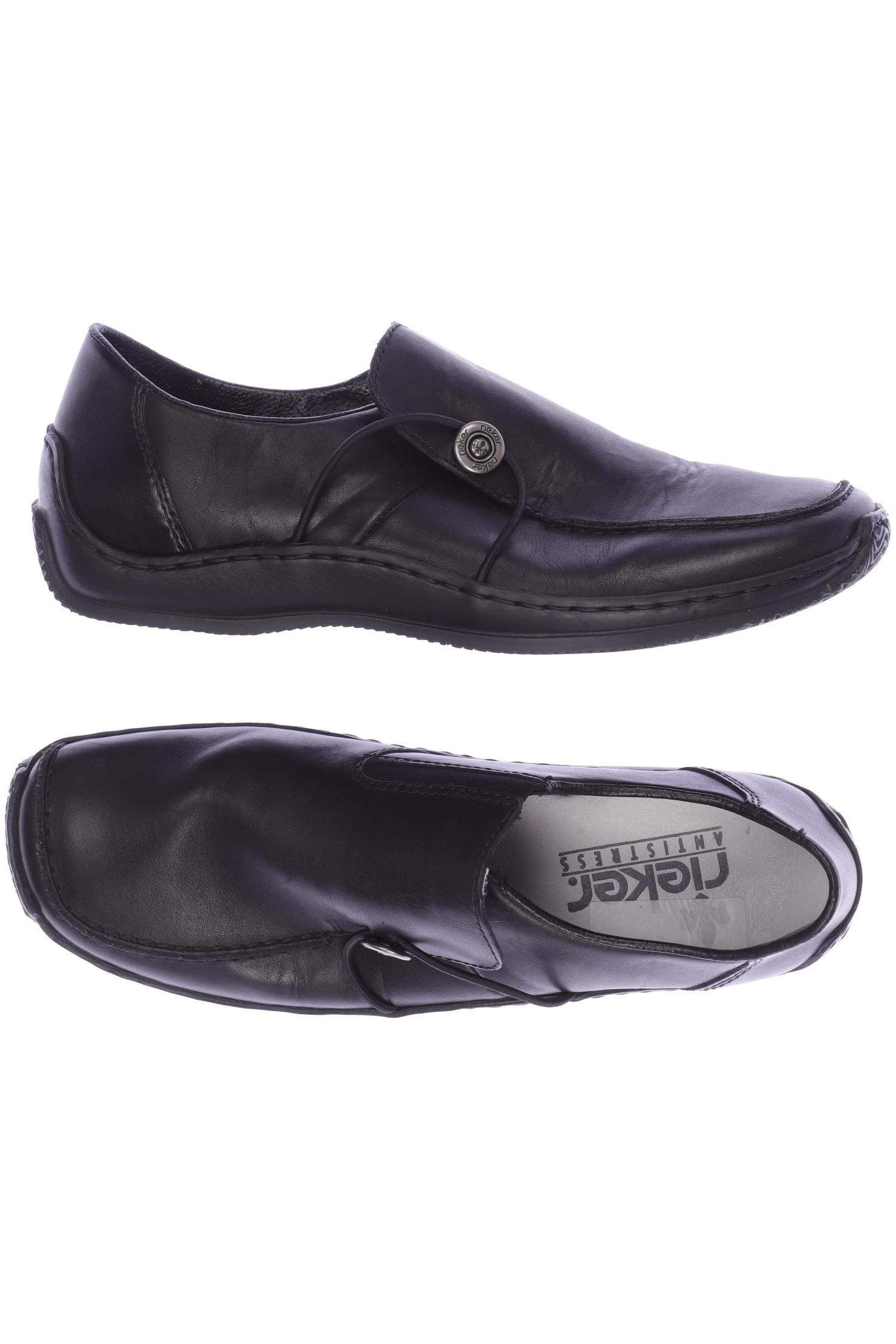 

Rieker Damen Halbschuh, schwarz, Gr. 40
