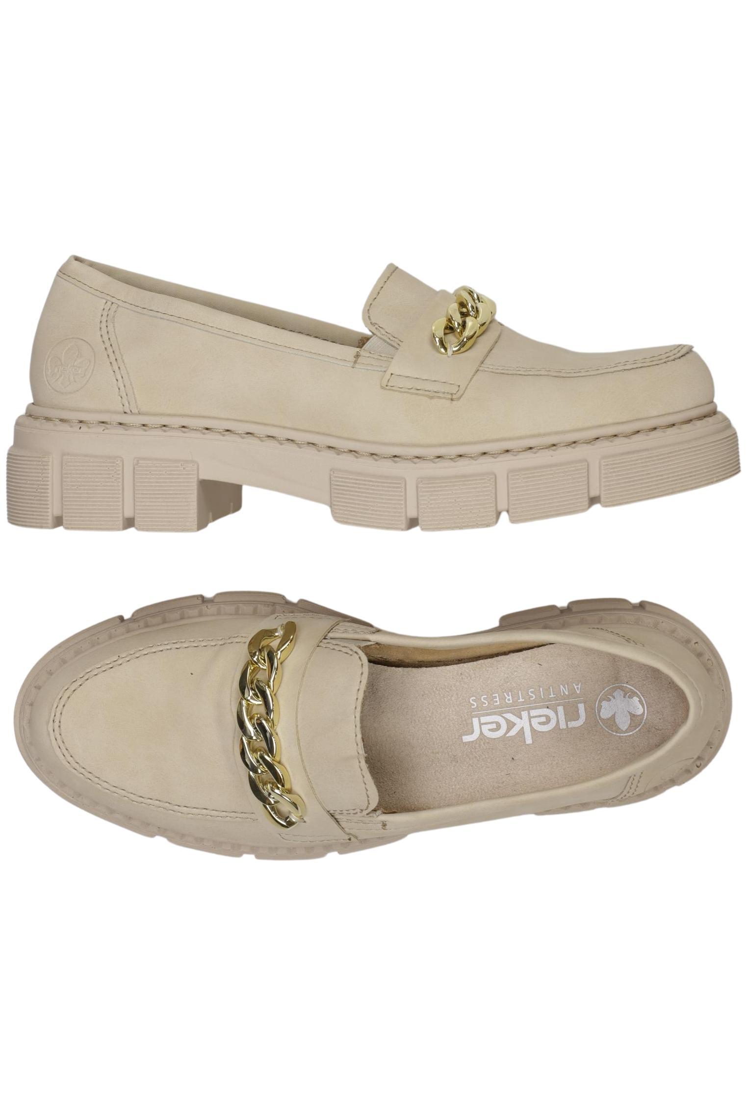 

Rieker Damen Halbschuh, beige, Gr. 38