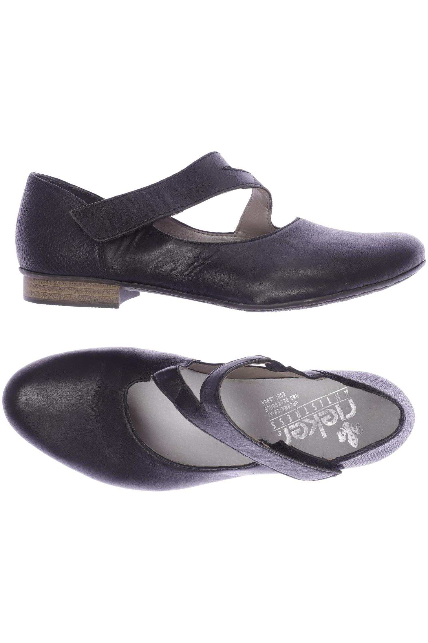 

Rieker Damen Halbschuh, schwarz, Gr. 38