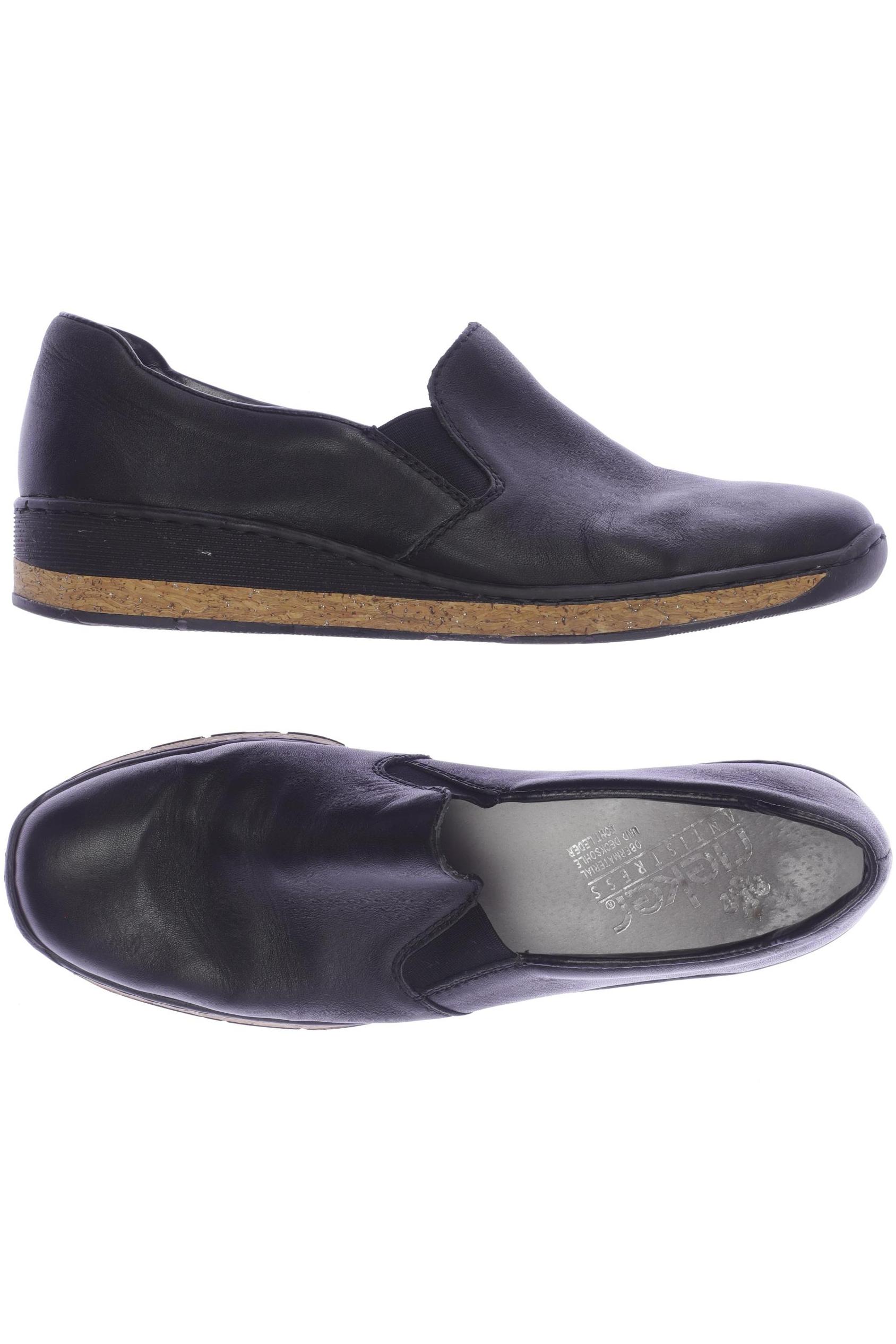 

Rieker Damen Halbschuh, schwarz, Gr. 42