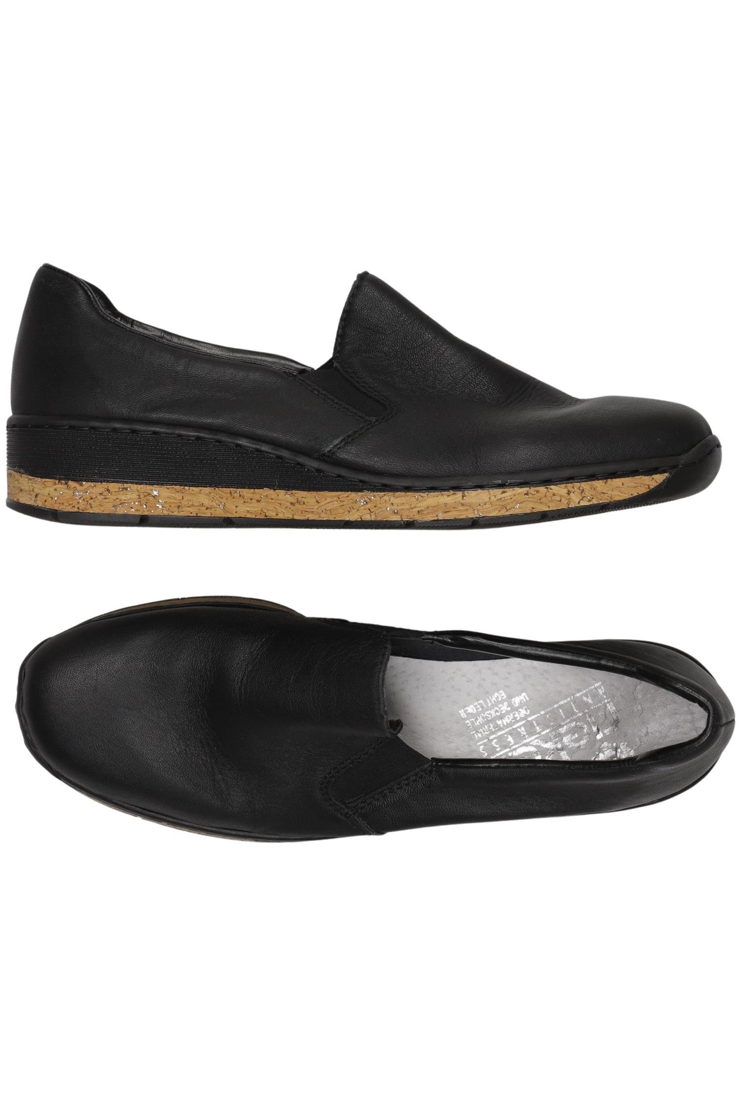 

Rieker Damen Halbschuh, schwarz, Gr. 40