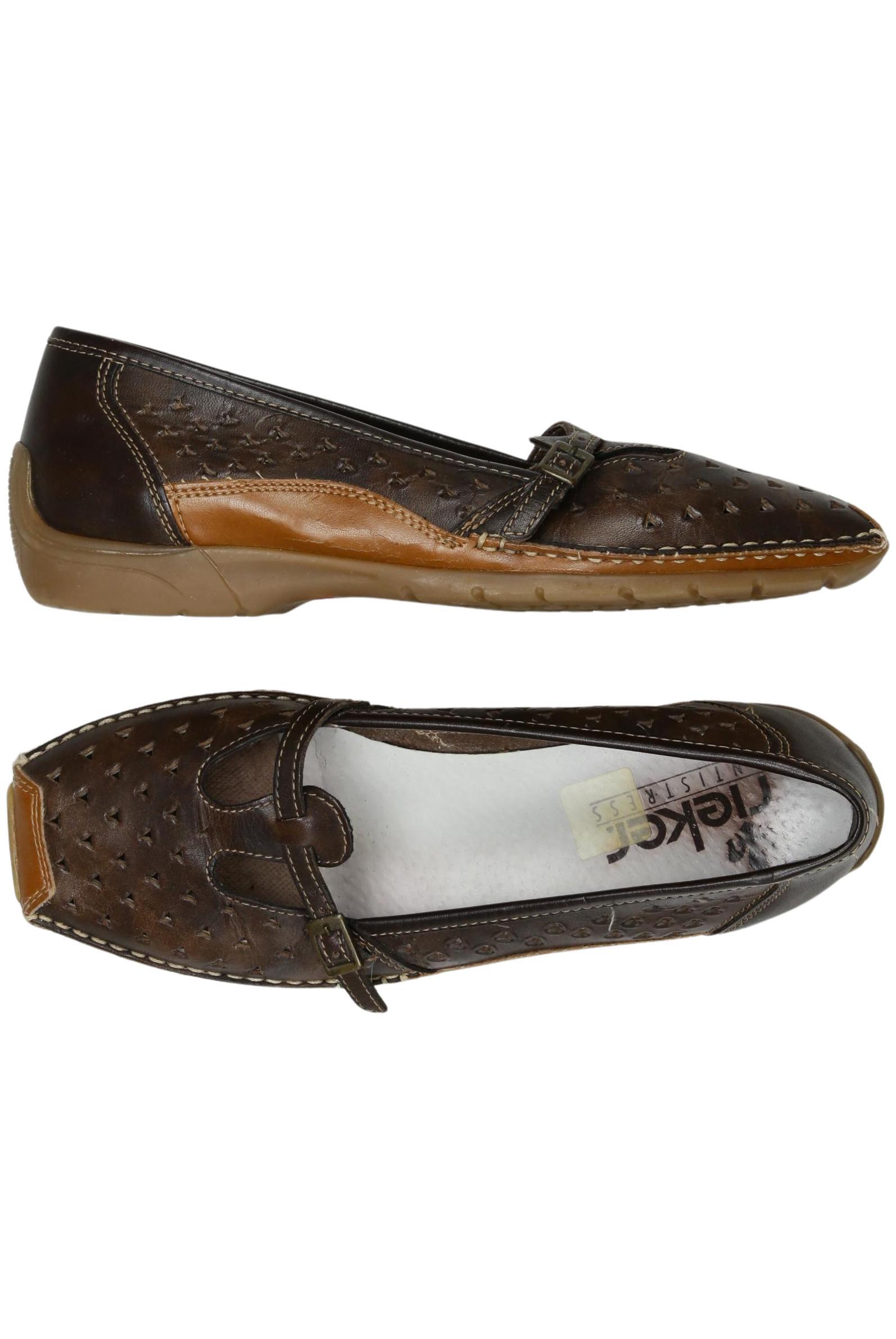 

Rieker Damen Halbschuh, braun, Gr. 38