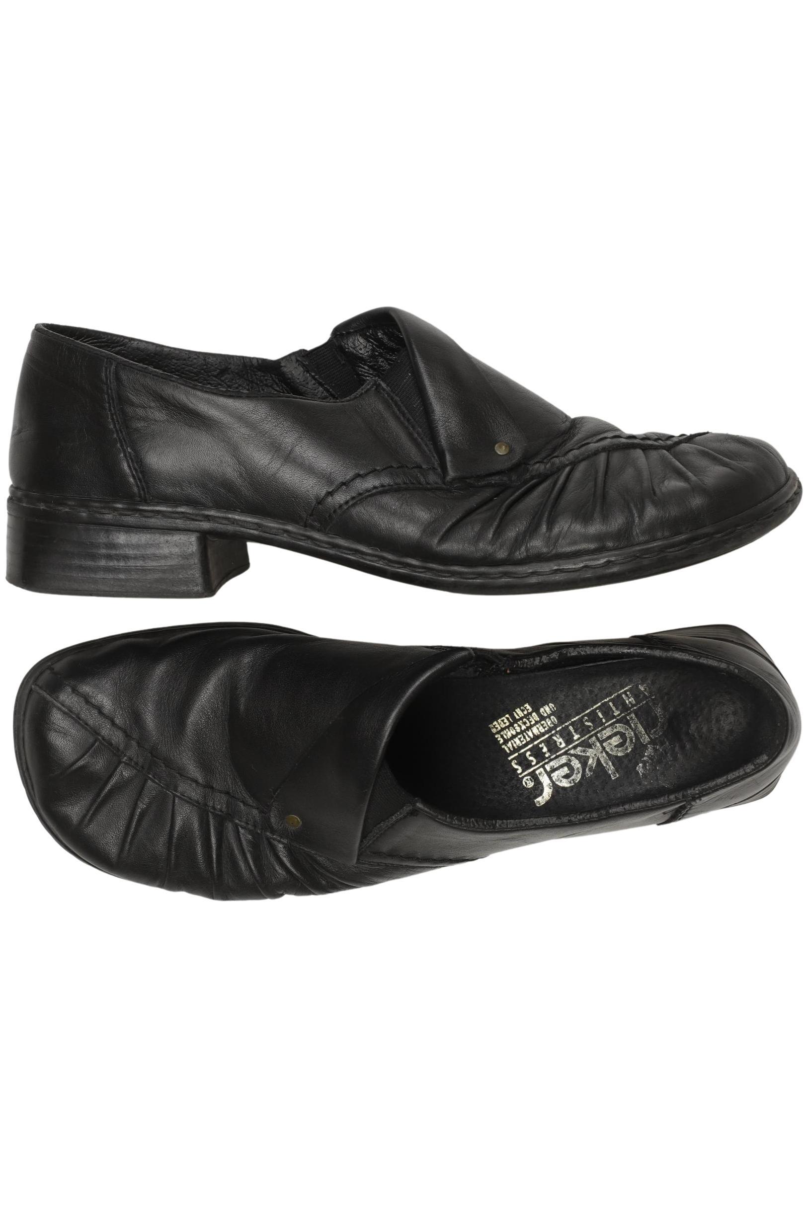

Rieker Damen Halbschuh, schwarz, Gr. 39