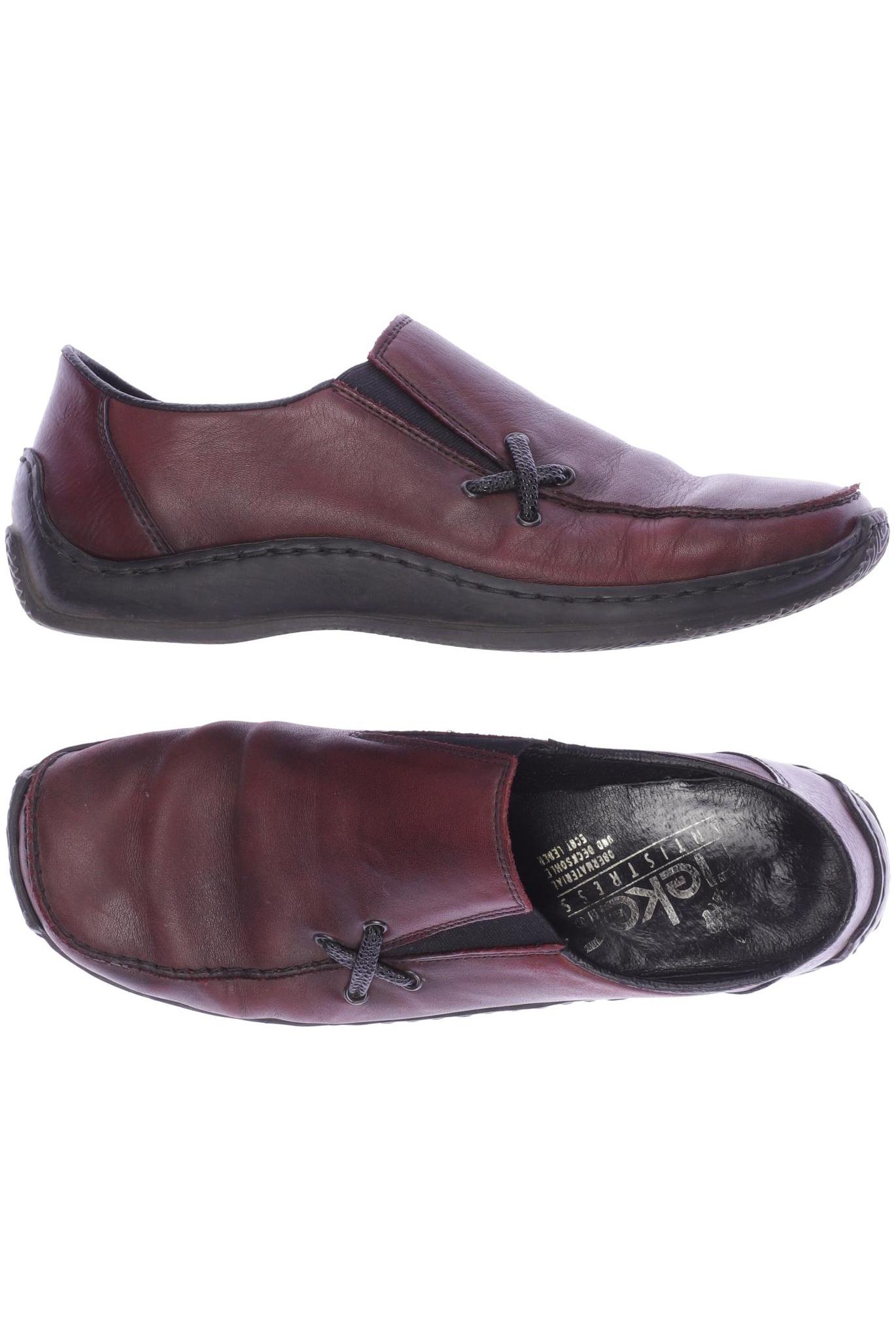 

Rieker Damen Halbschuh, bordeaux, Gr. 38