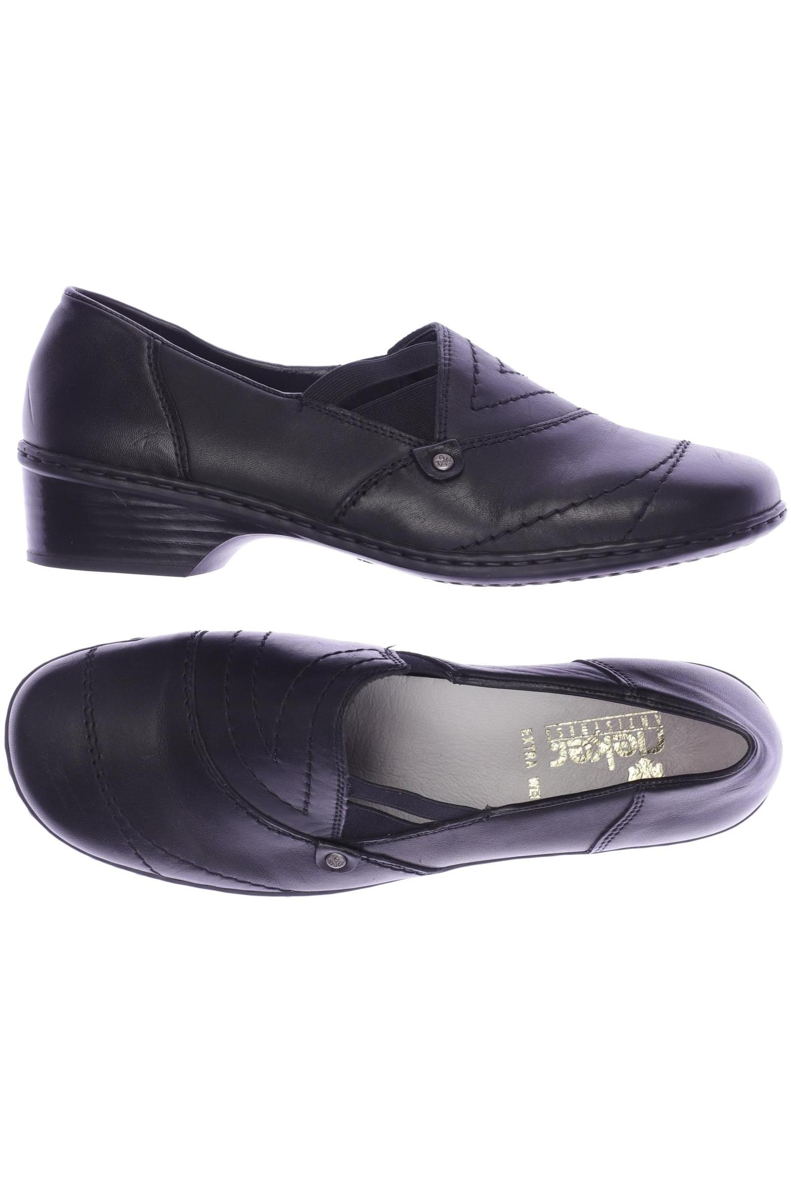 

Rieker Damen Halbschuh, schwarz, Gr. 39