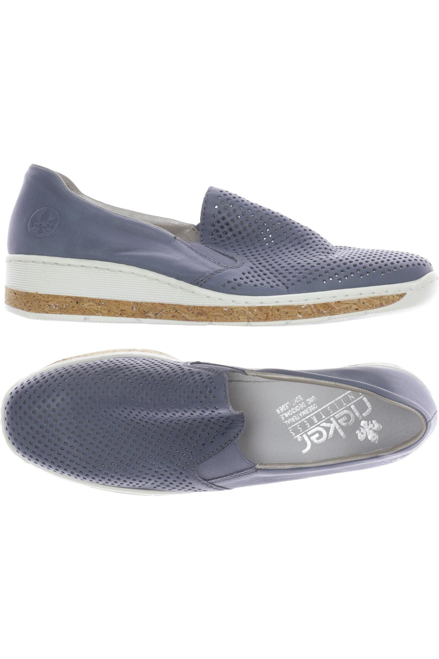 

Rieker Damen Halbschuh, blau, Gr. 41