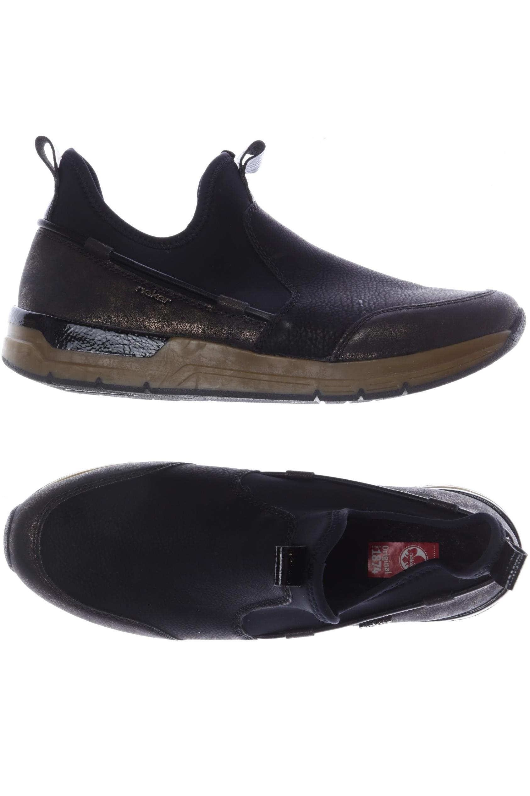 

Rieker Damen Halbschuh, schwarz, Gr. 42