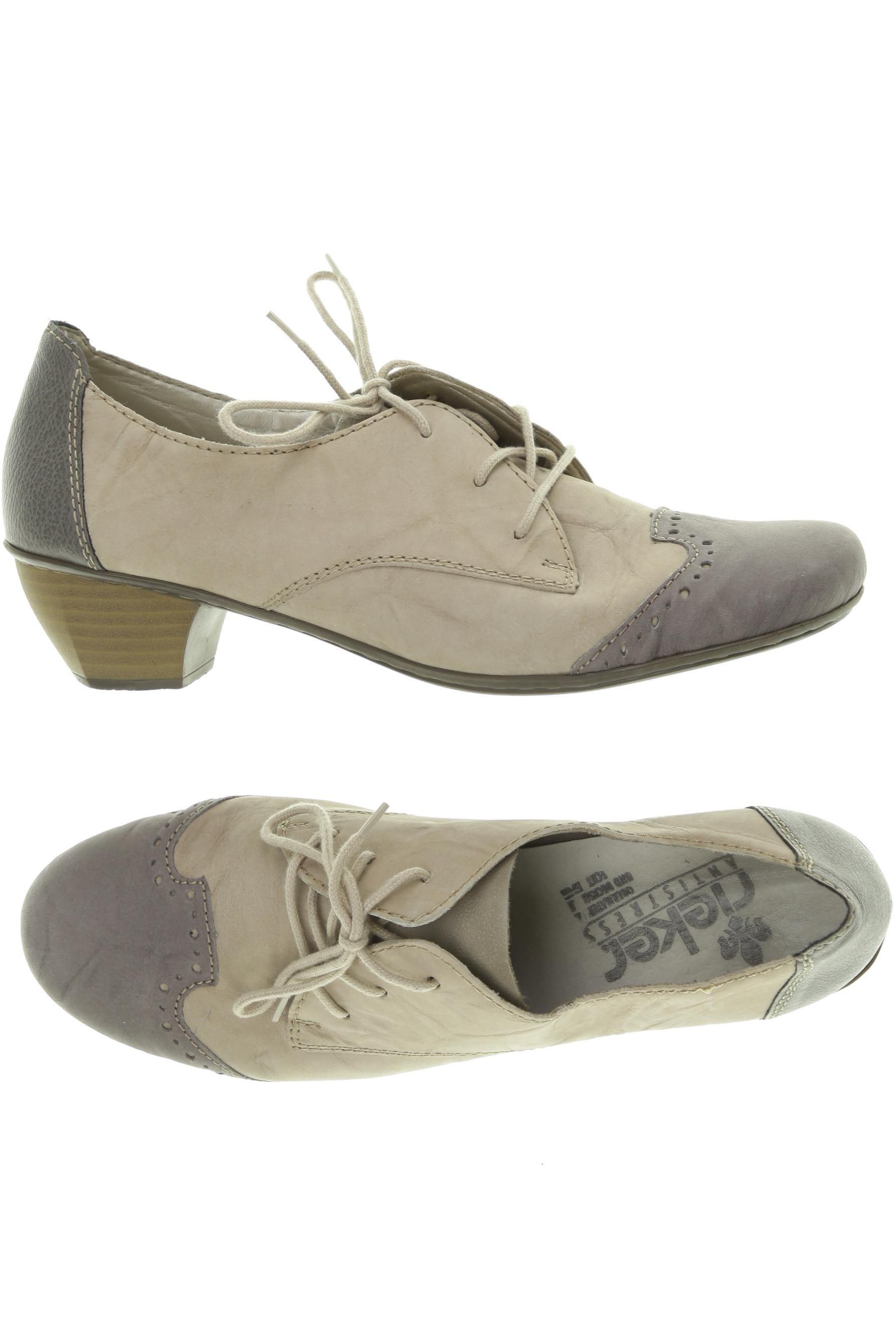

Rieker Damen Halbschuh, beige, Gr. 41