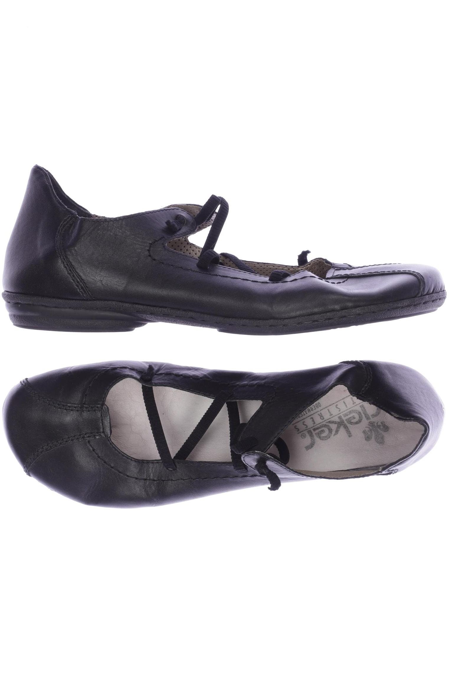 

Rieker Damen Halbschuh, schwarz, Gr. 40