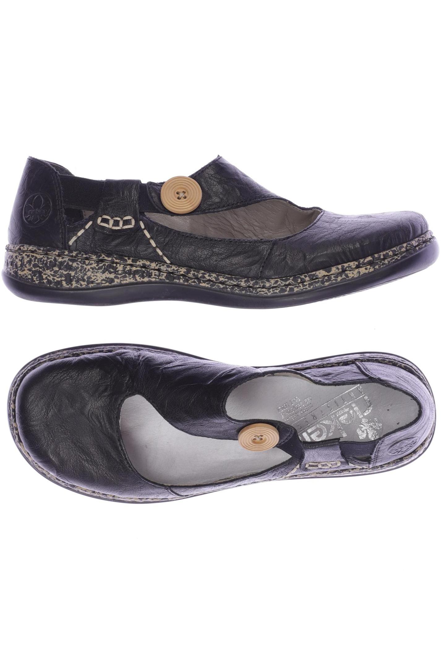

Rieker Damen Halbschuh, schwarz, Gr. 39