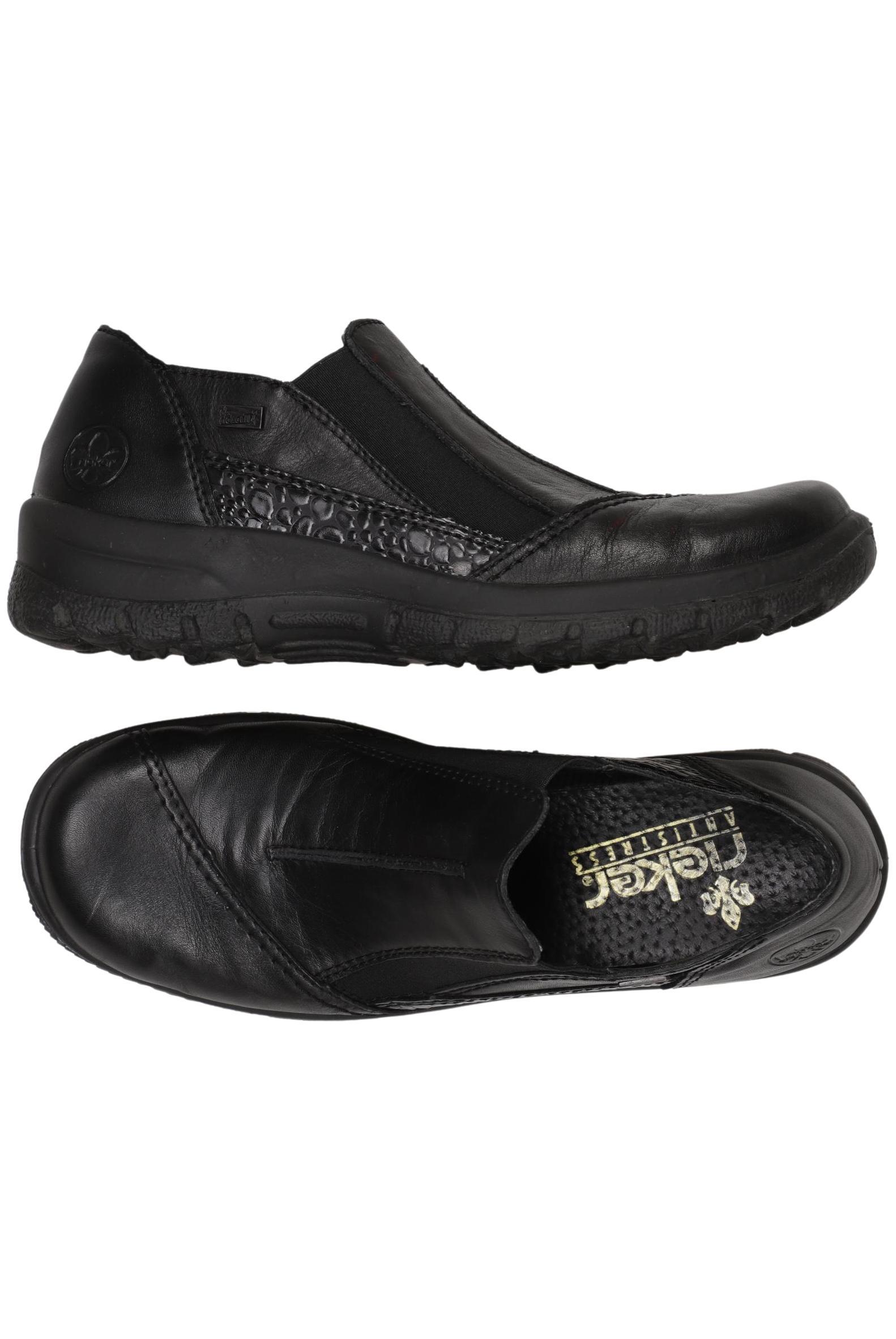 

Rieker Damen Halbschuh, schwarz, Gr. 39