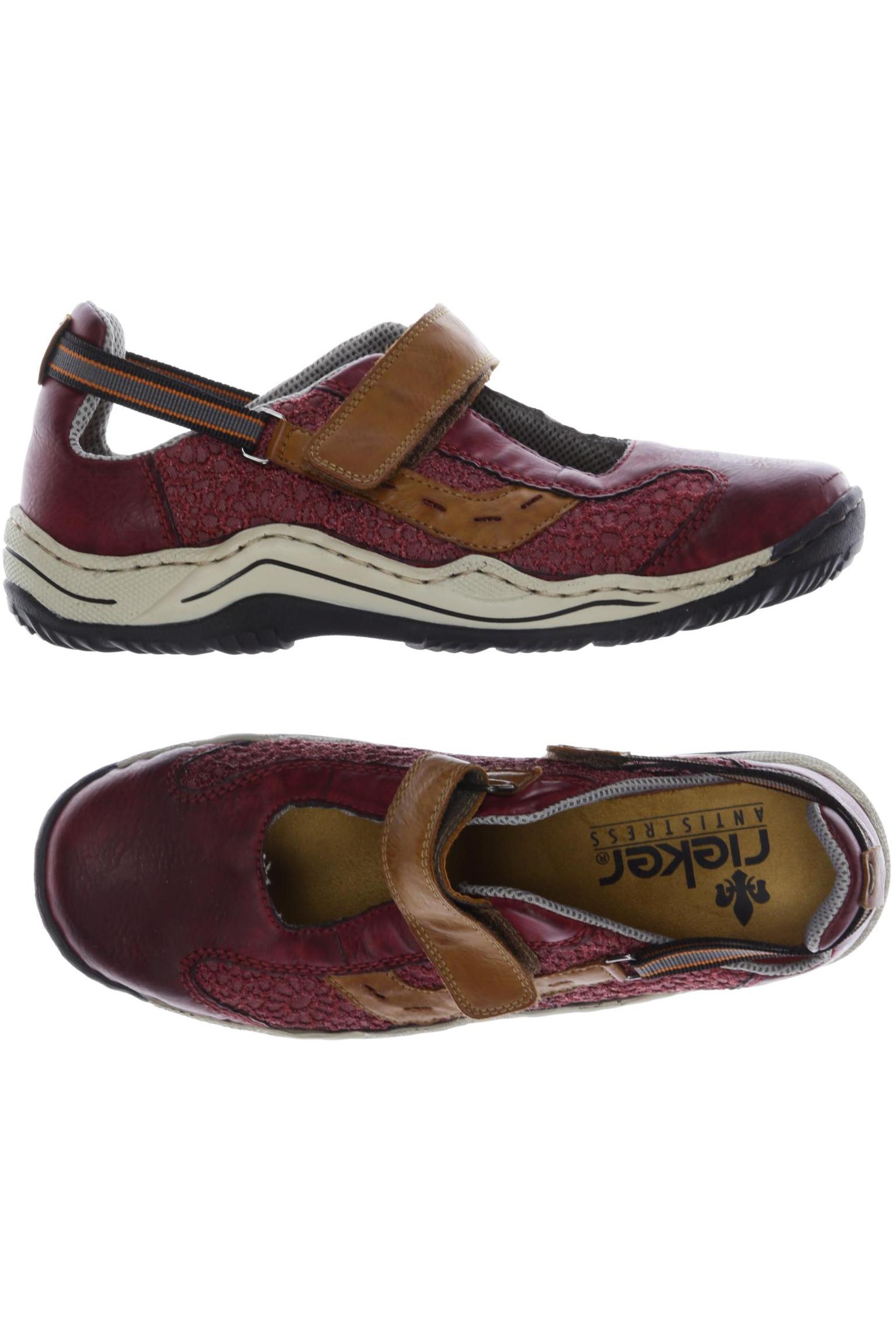 

Rieker Damen Halbschuh, bordeaux, Gr. 38