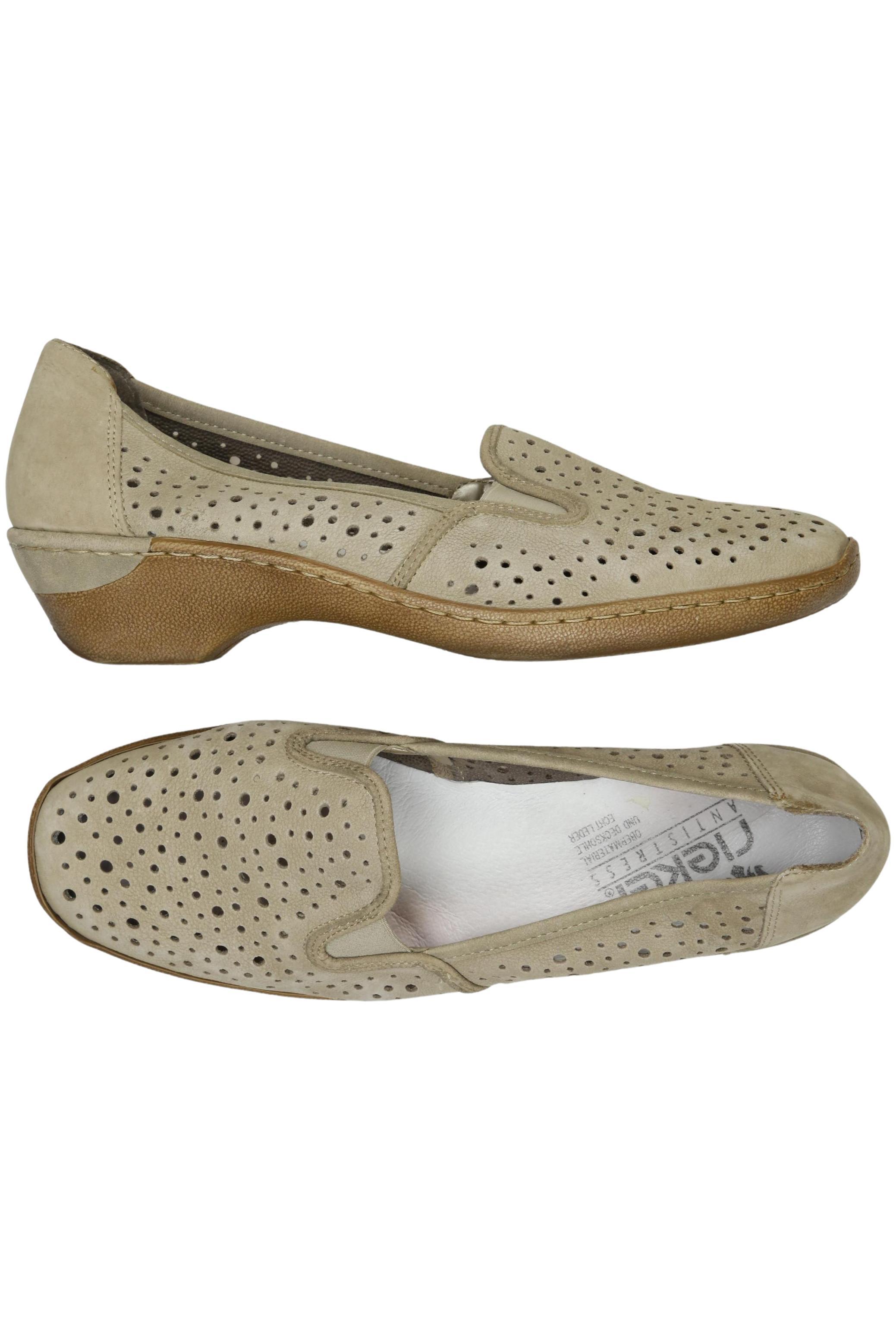 

Rieker Damen Halbschuh, beige, Gr. 41