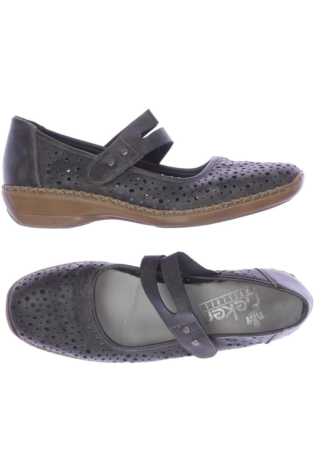 

Rieker Damen Halbschuh, grau, Gr. 40