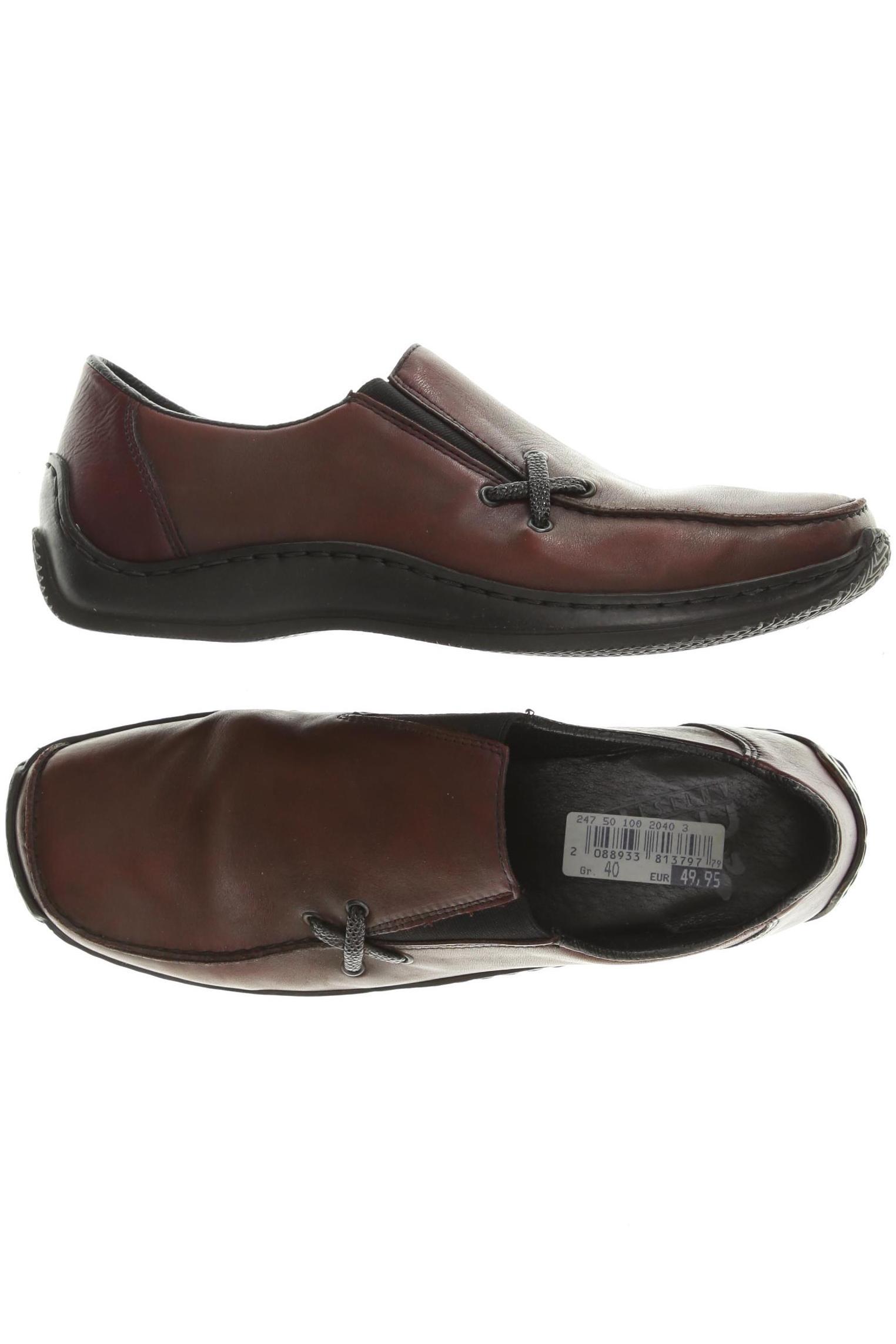 

Rieker Damen Halbschuh, rot, Gr. 40