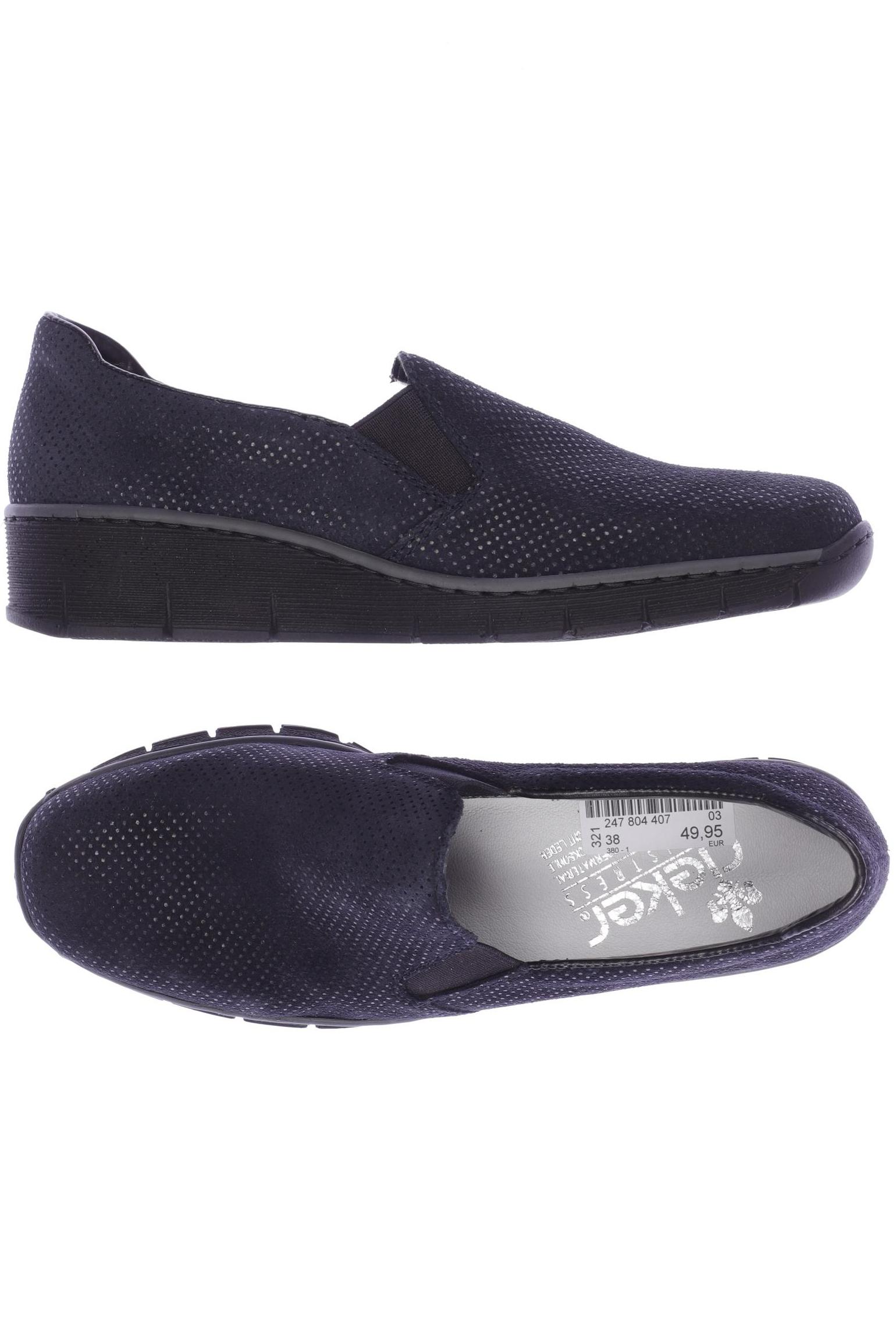 

Rieker Damen Halbschuh, marineblau, Gr. 38