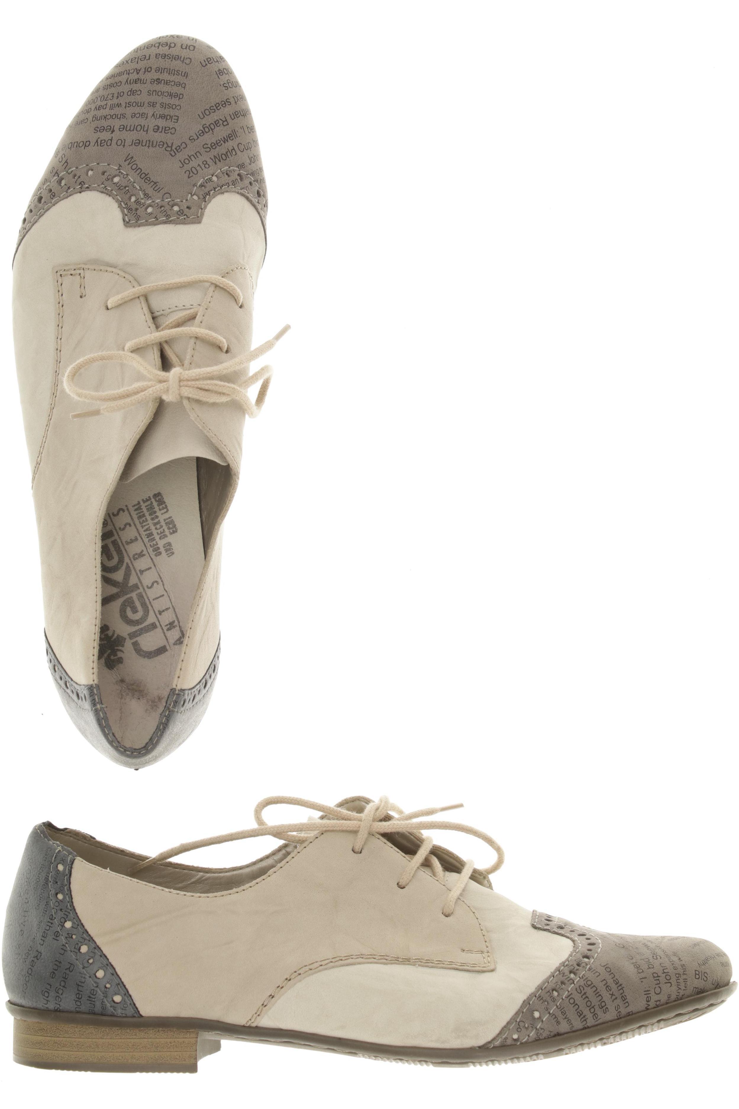

Rieker Damen Halbschuh, beige, Gr. 38