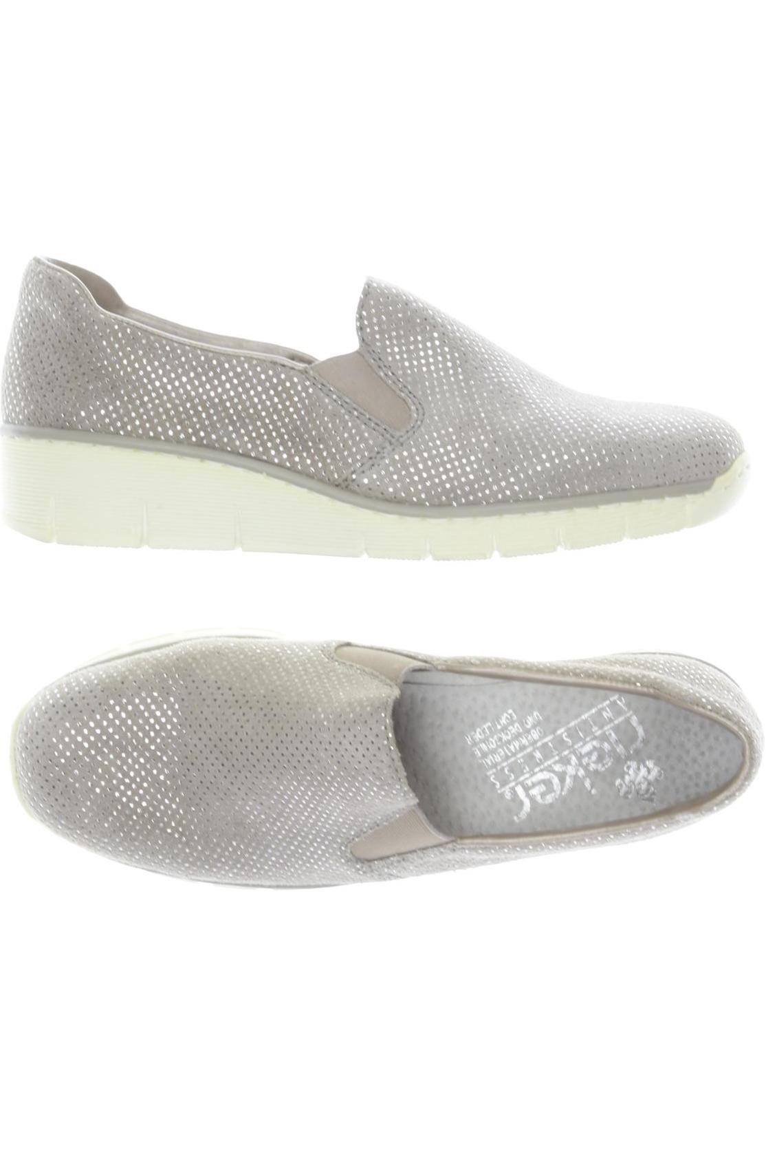 

Rieker Damen Halbschuh, beige, Gr. 37