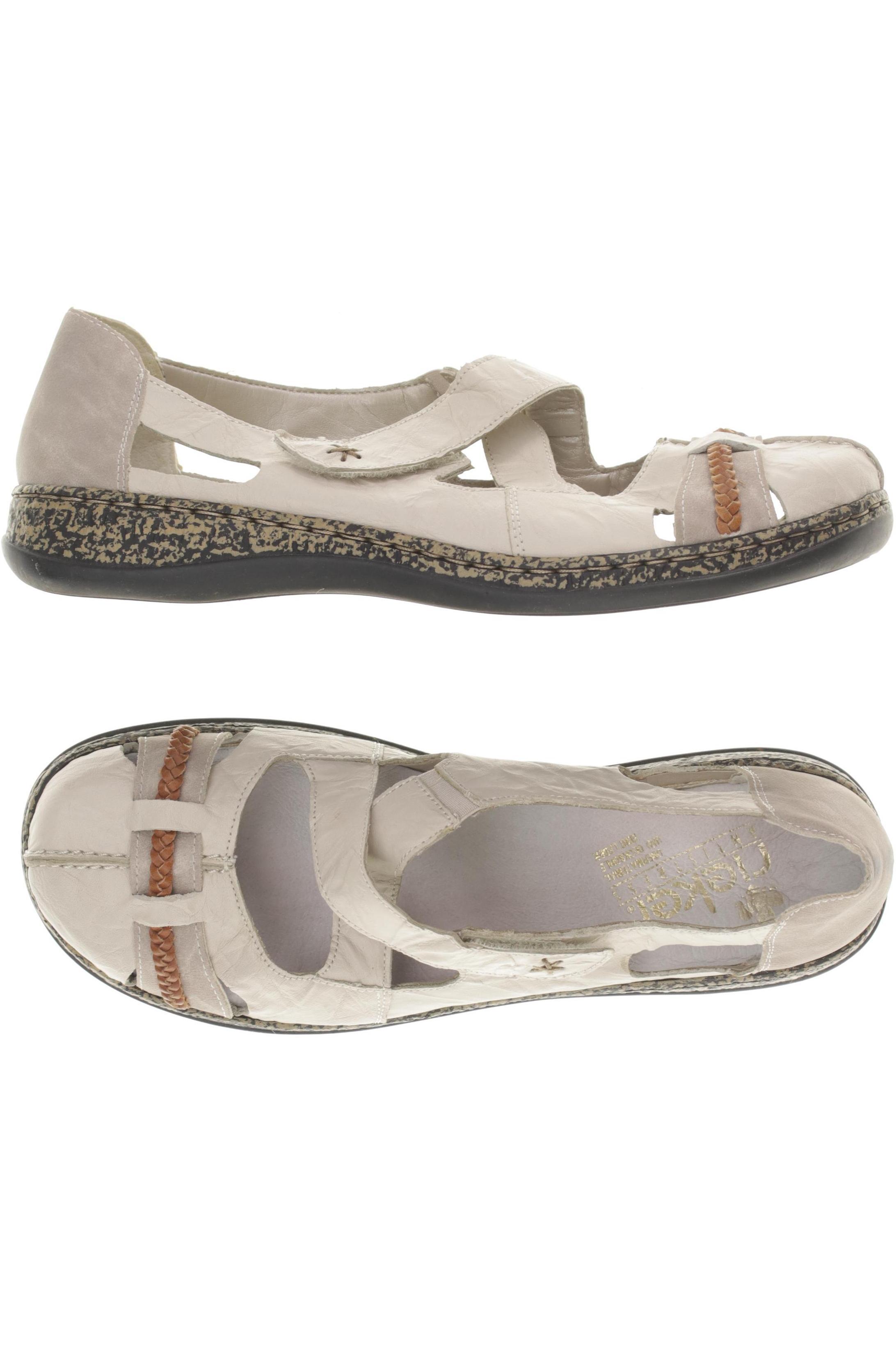 

Rieker Damen Halbschuh, beige, Gr. 41
