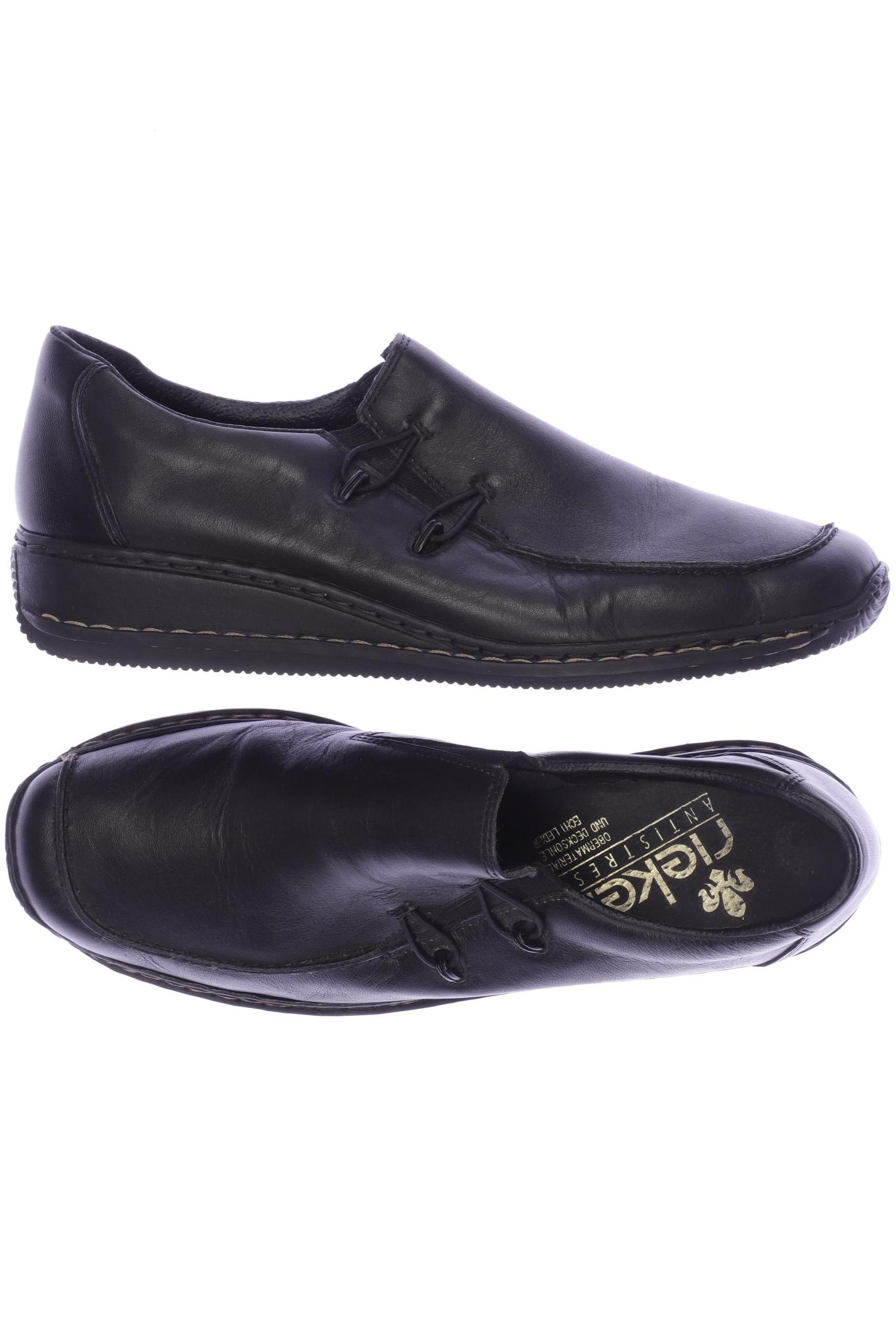 

Rieker Damen Halbschuh, schwarz, Gr. 38