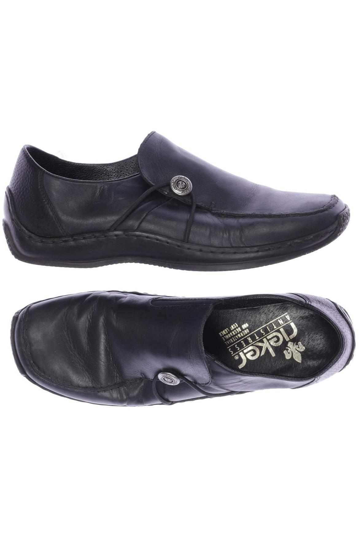 

Rieker Damen Halbschuh, blau, Gr. 38