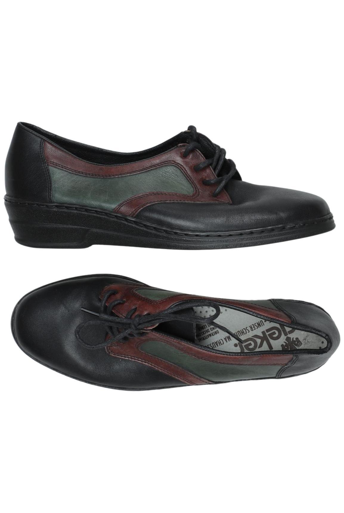 

Rieker Damen Halbschuh, schwarz, Gr. 5