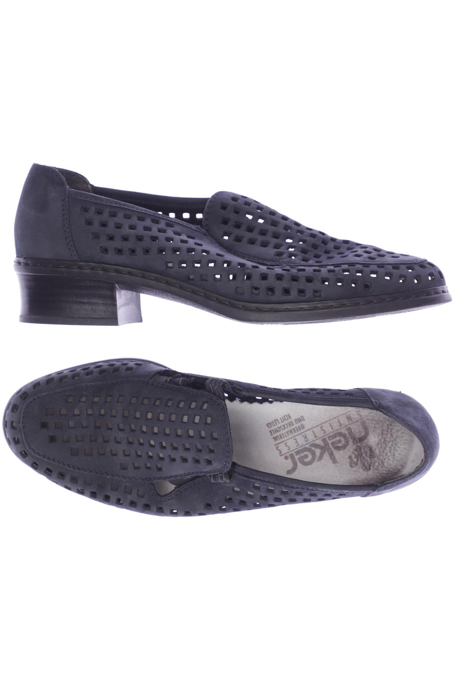 

Rieker Damen Halbschuh, marineblau, Gr. 5.5