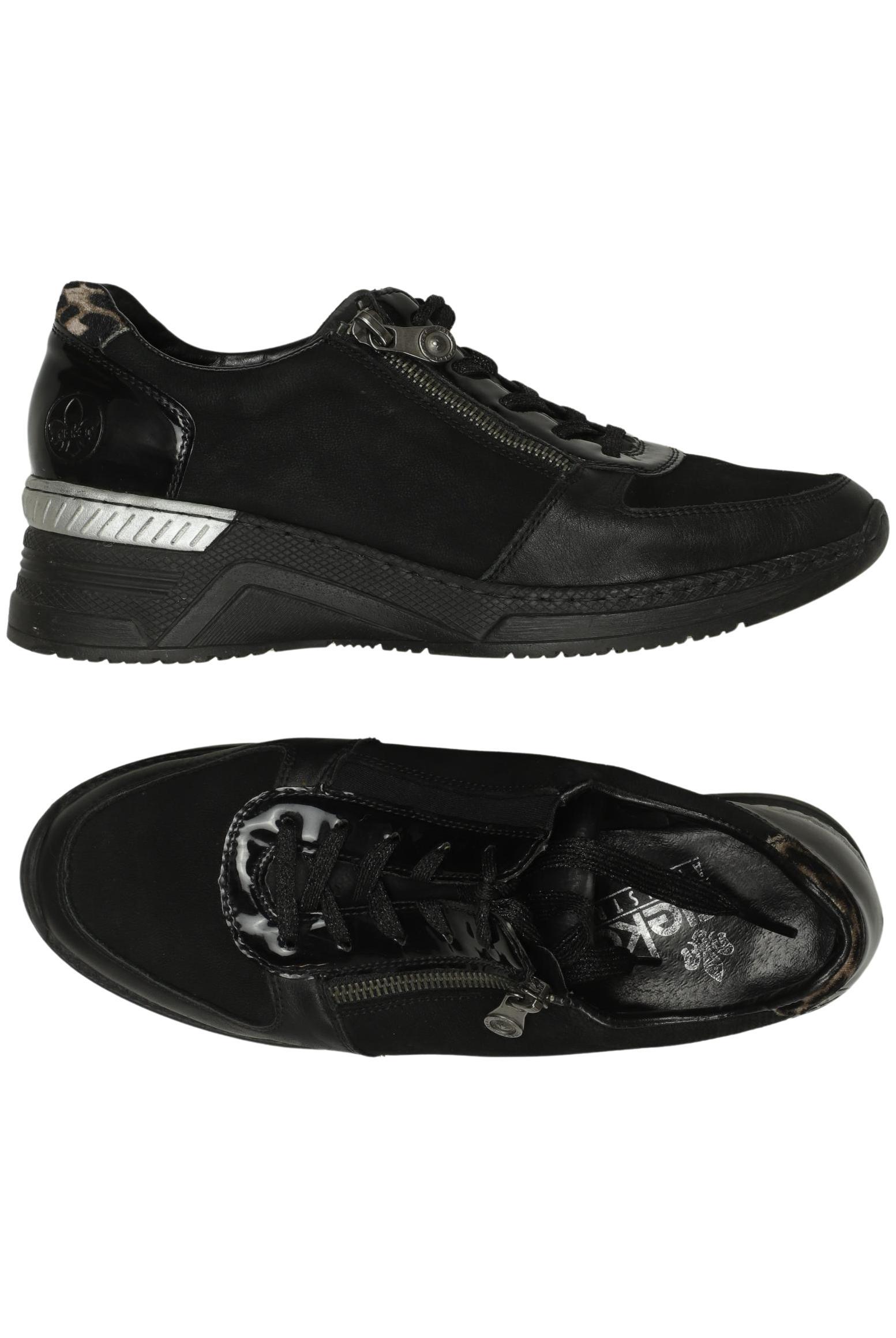 

Rieker Damen Halbschuh, schwarz, Gr. 5