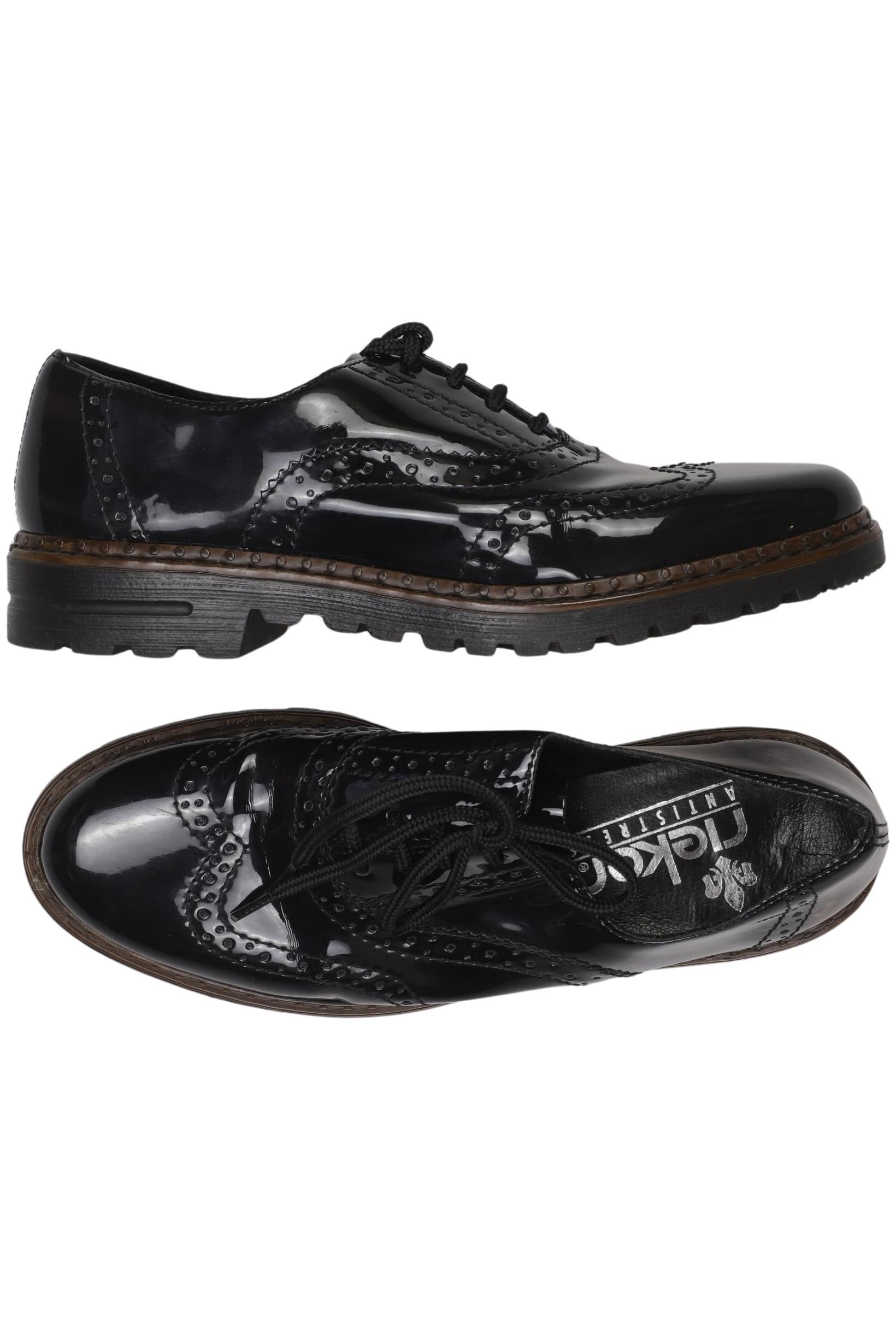 

Rieker Damen Halbschuh, schwarz, Gr. 37