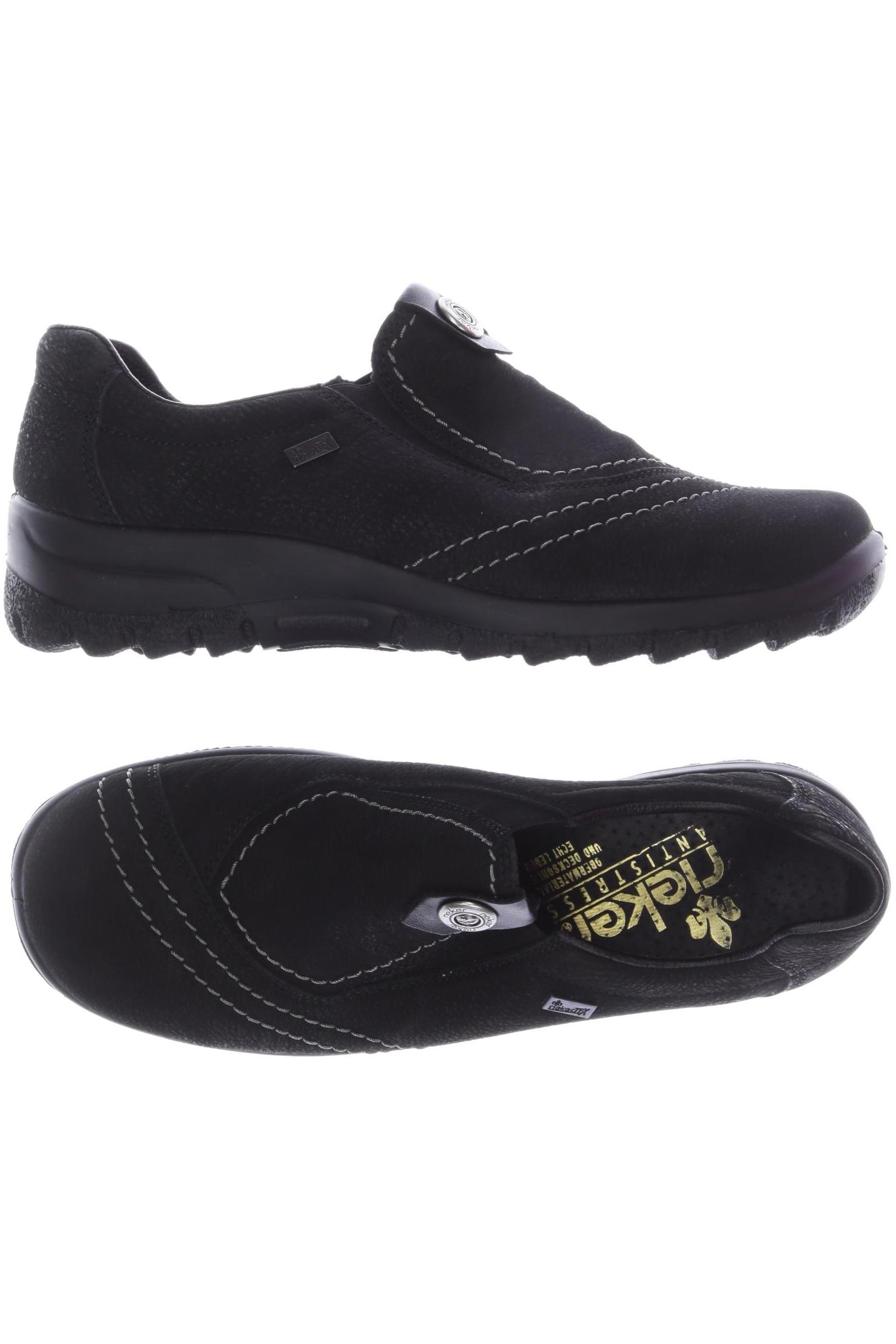 

Rieker Damen Halbschuh, schwarz, Gr. 37