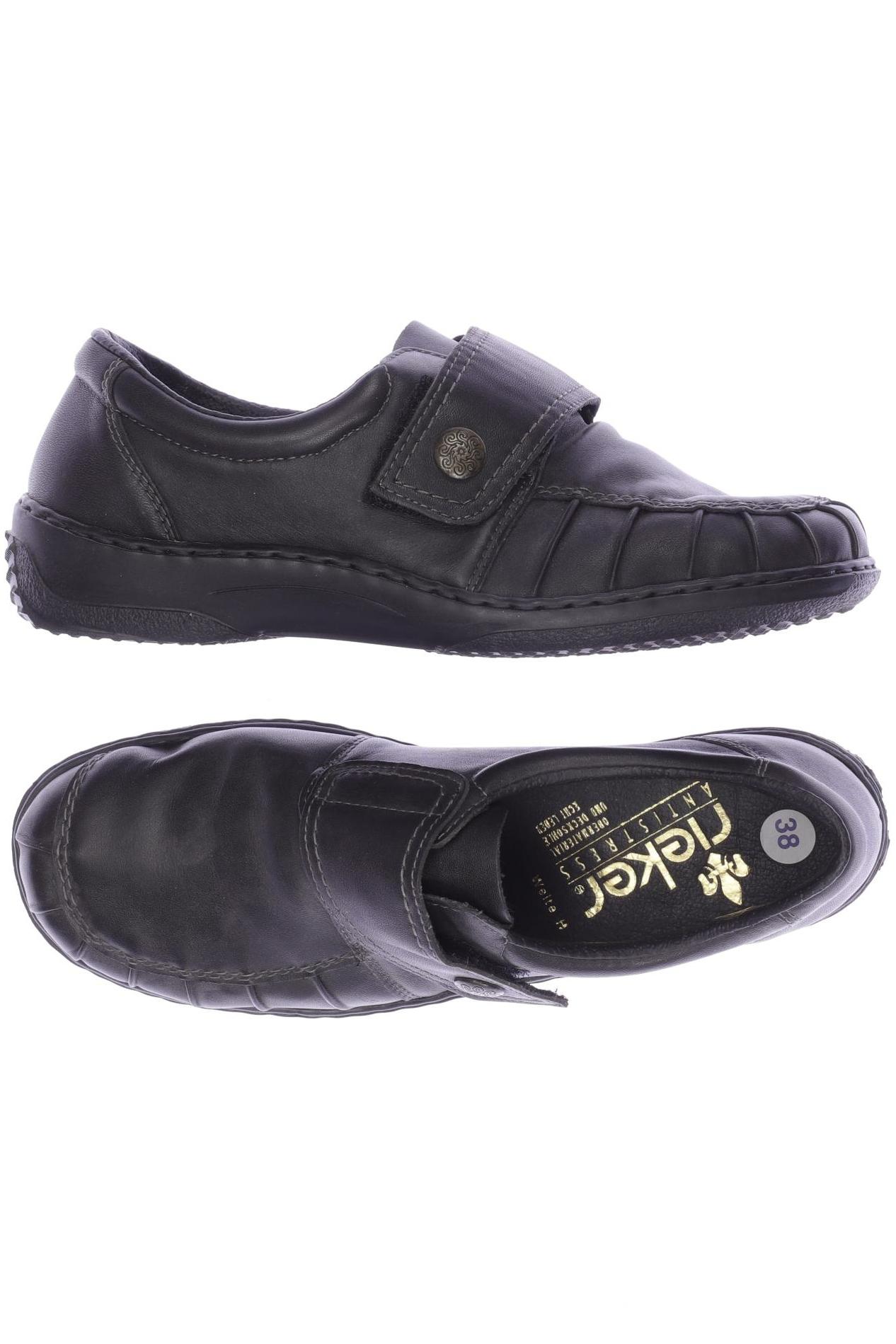 

Rieker Damen Halbschuh, schwarz, Gr. 38