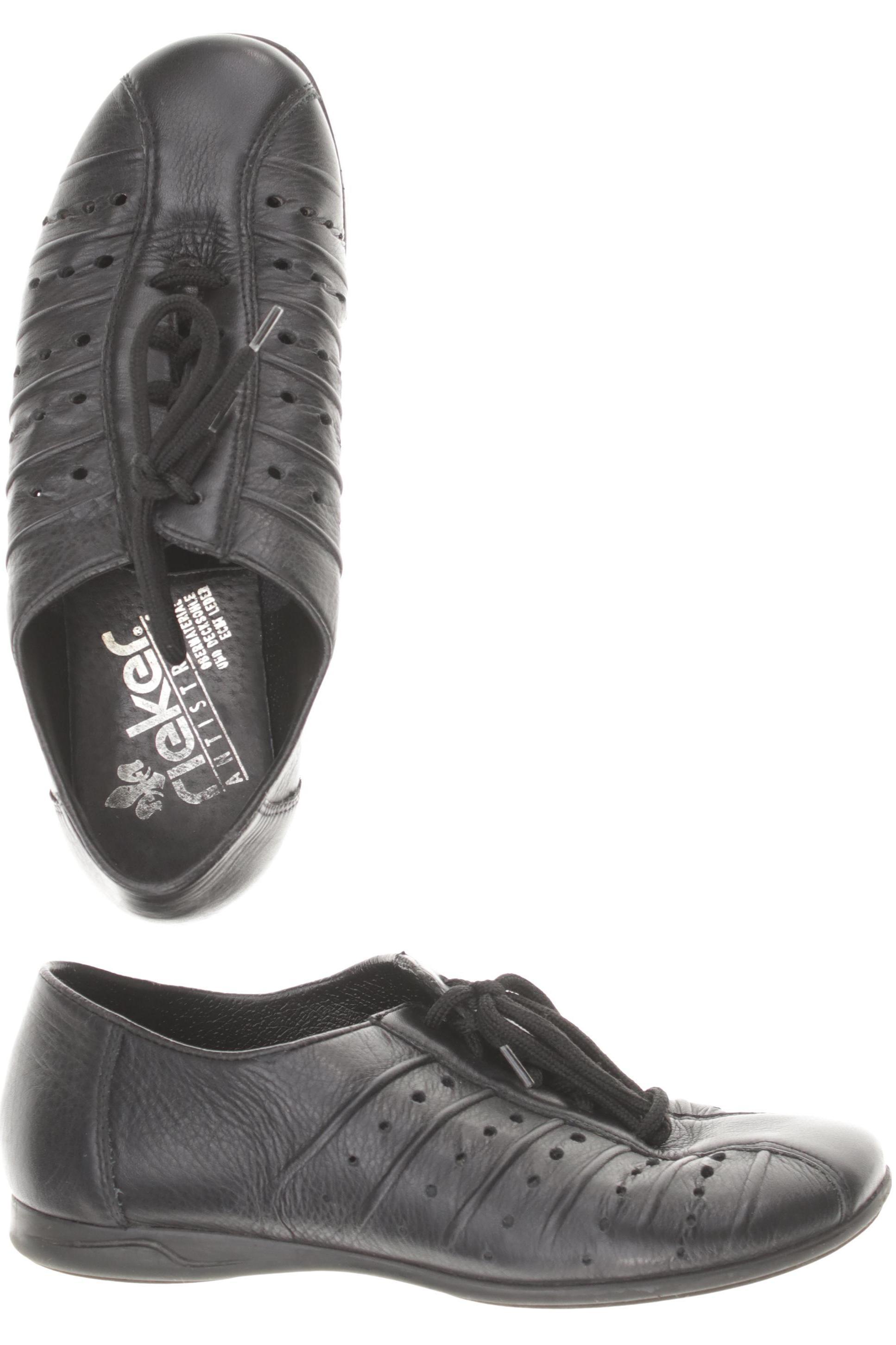 

Rieker Damen Halbschuh, schwarz, Gr. 36