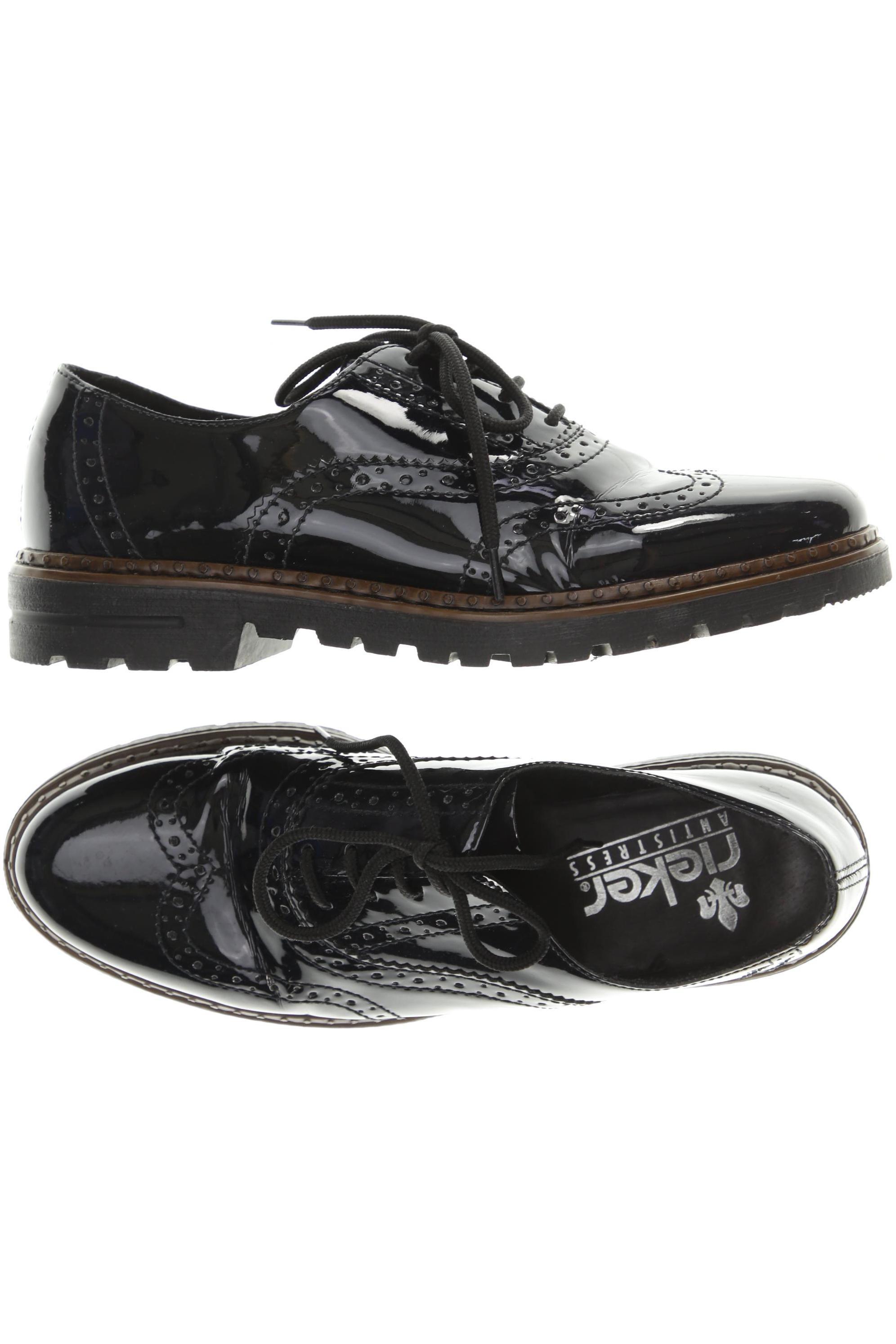 

Rieker Damen Halbschuh, schwarz, Gr. 39