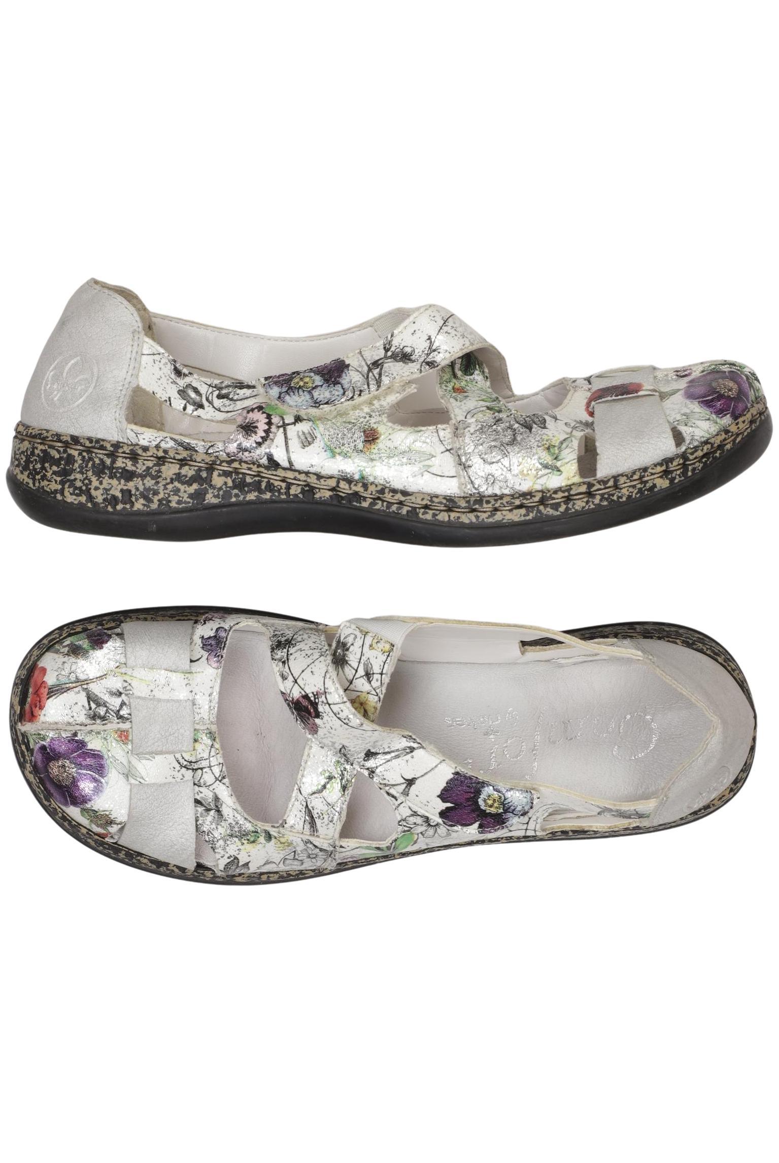 

Rieker Damen Halbschuh, silber, Gr. 39