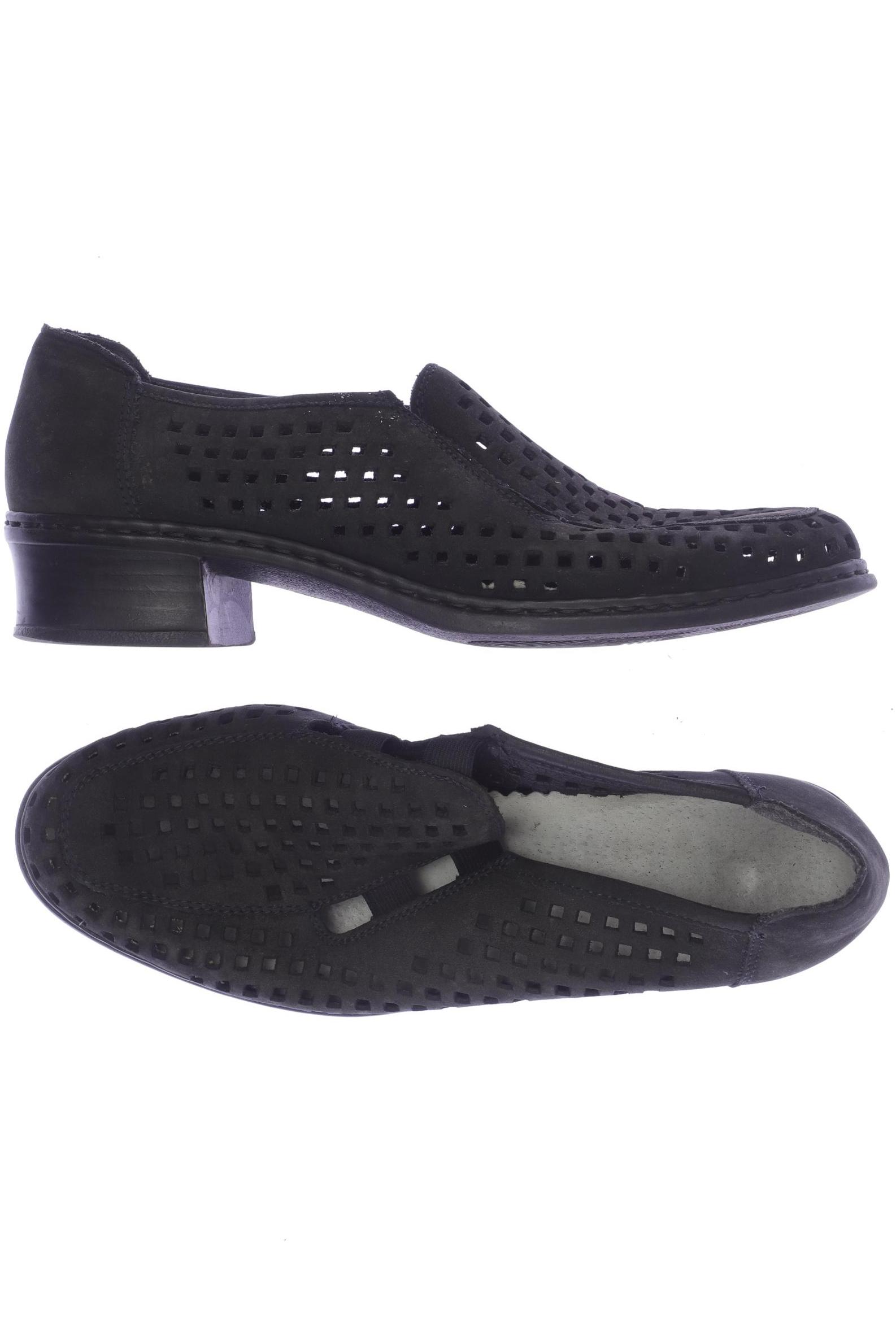 

Rieker Damen Halbschuh, schwarz, Gr. 36.5