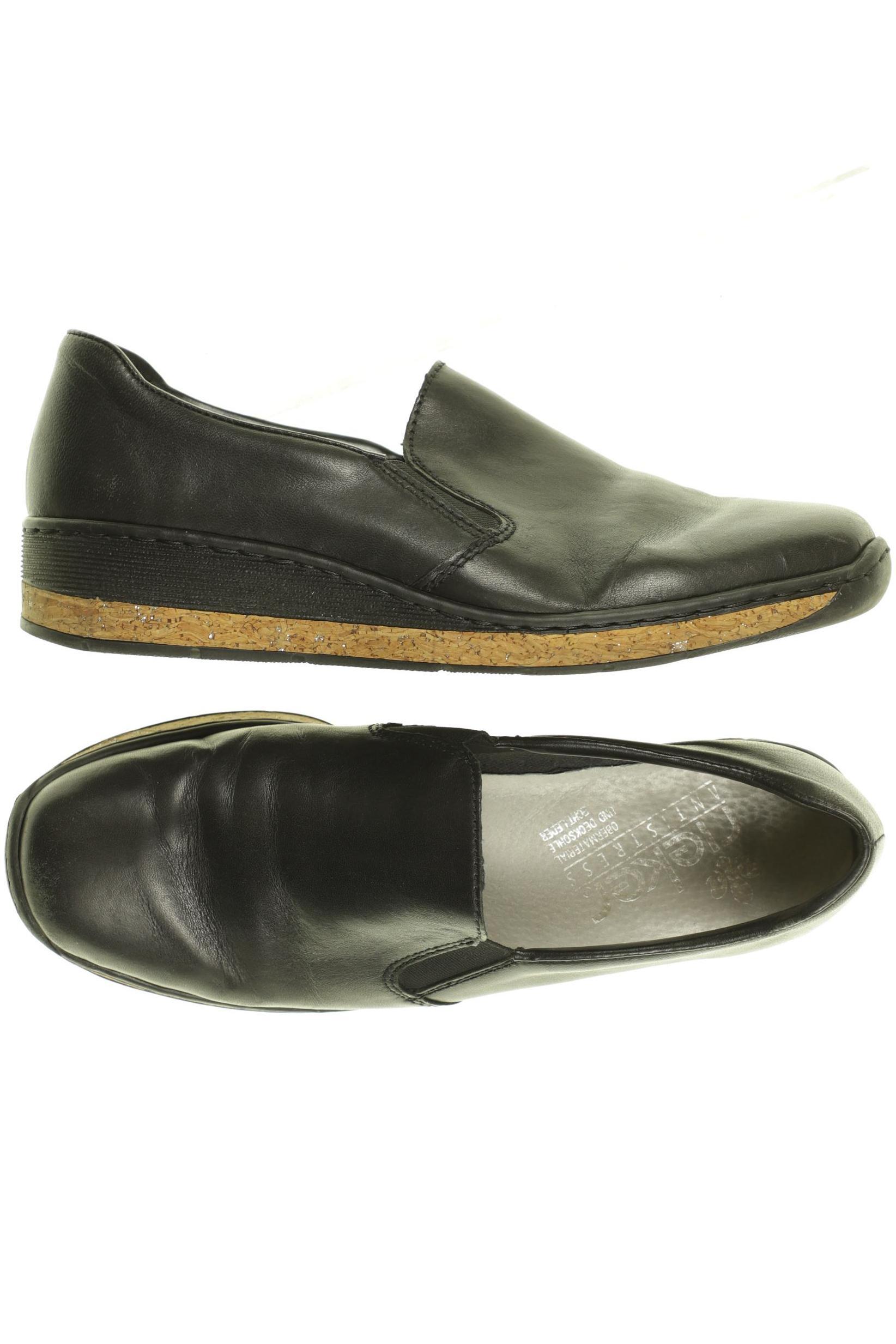 

Rieker Damen Halbschuh, schwarz, Gr. 39