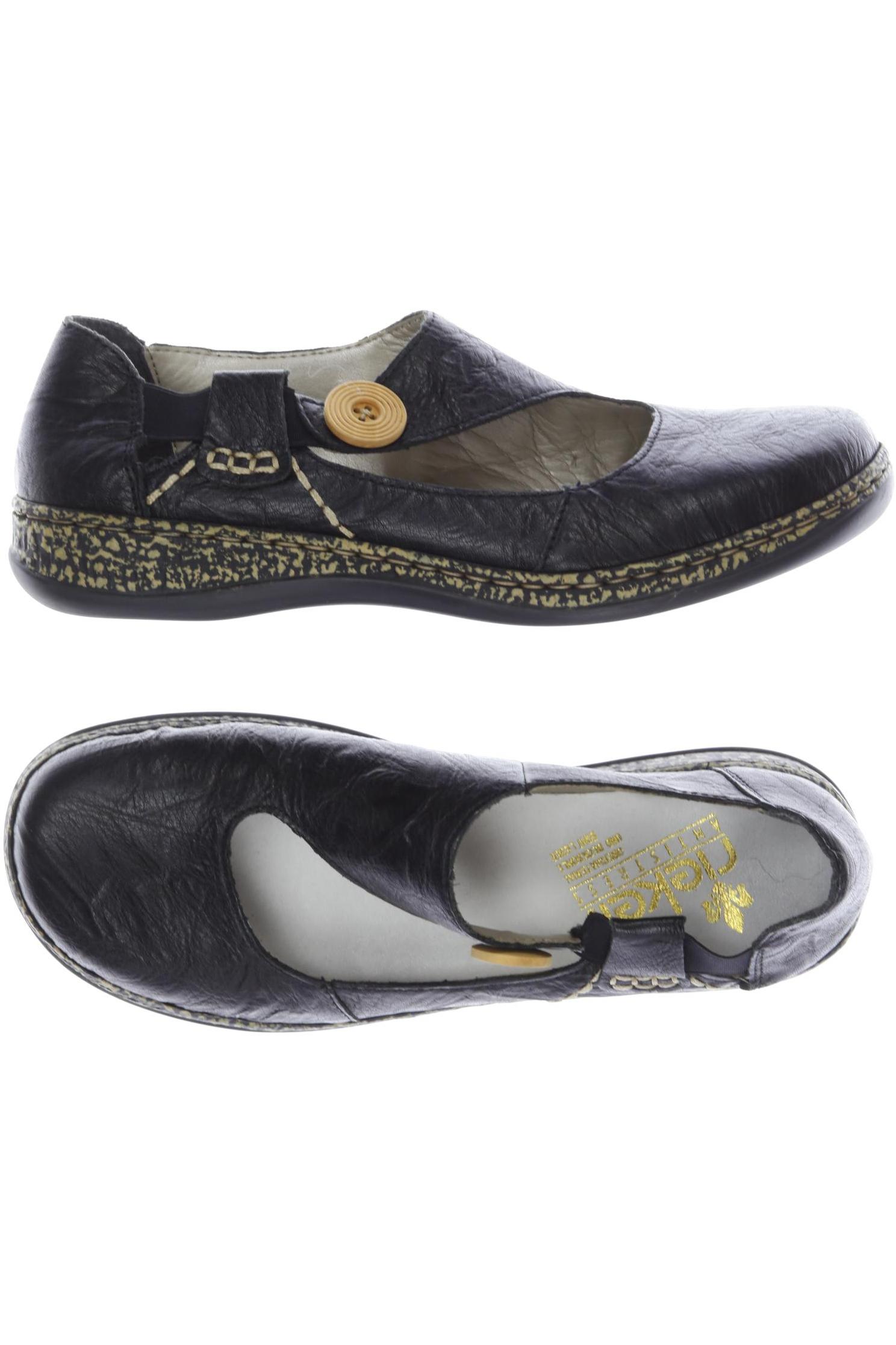 

Rieker Damen Halbschuh, schwarz, Gr. 40