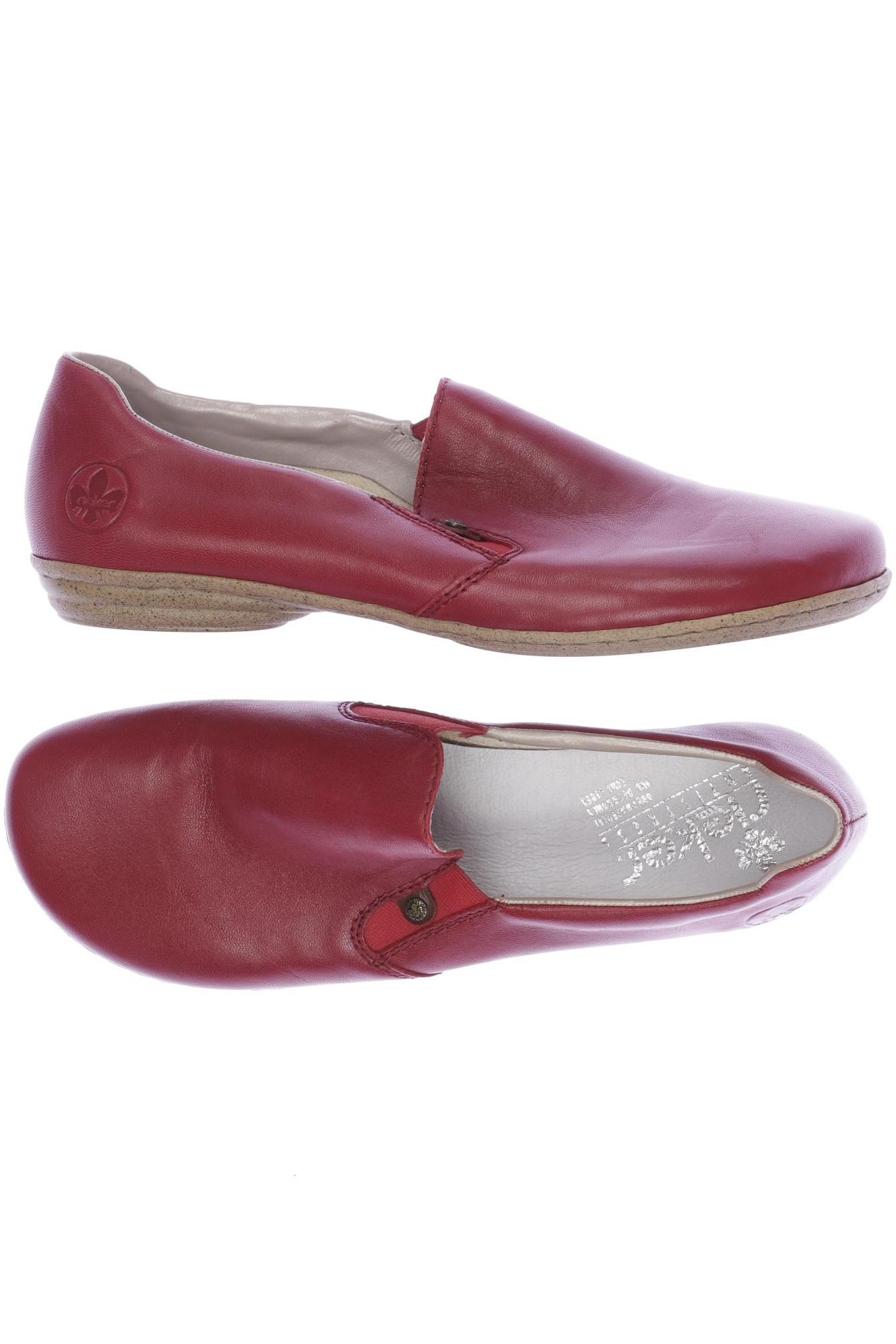 

Rieker Damen Halbschuh, rot, Gr. 40