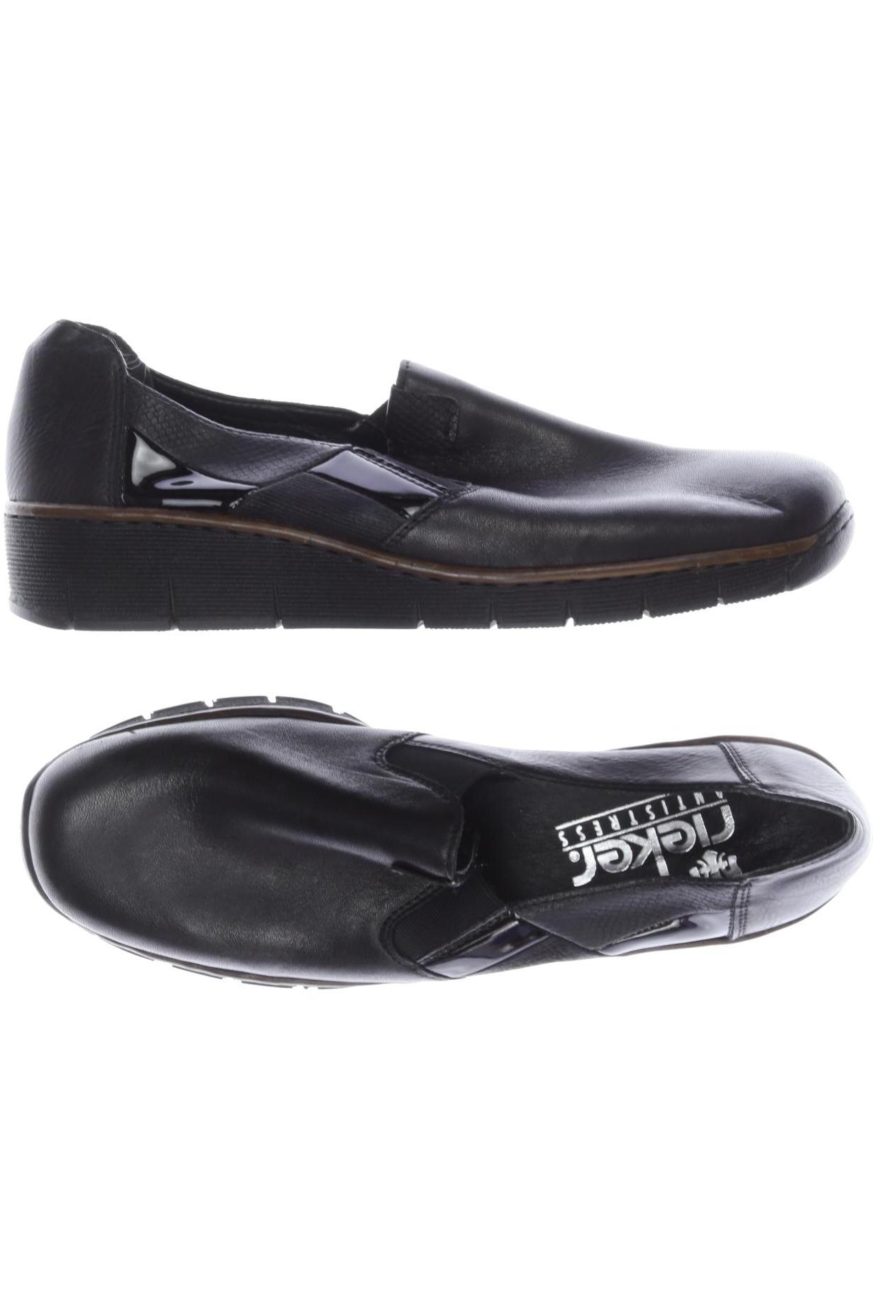 

Rieker Damen Halbschuh, schwarz, Gr. 39