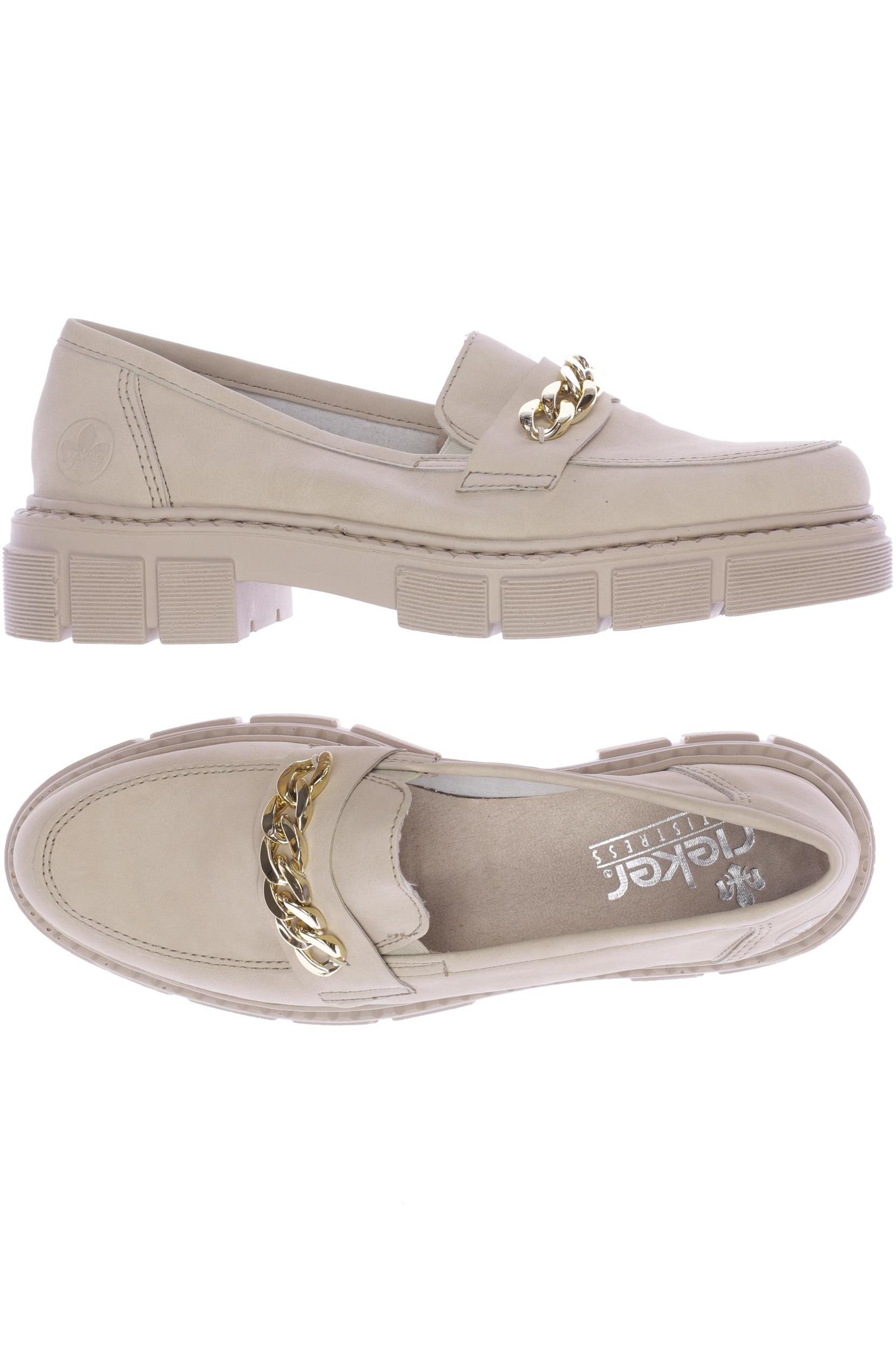 

Rieker Damen Halbschuh, beige, Gr. 41