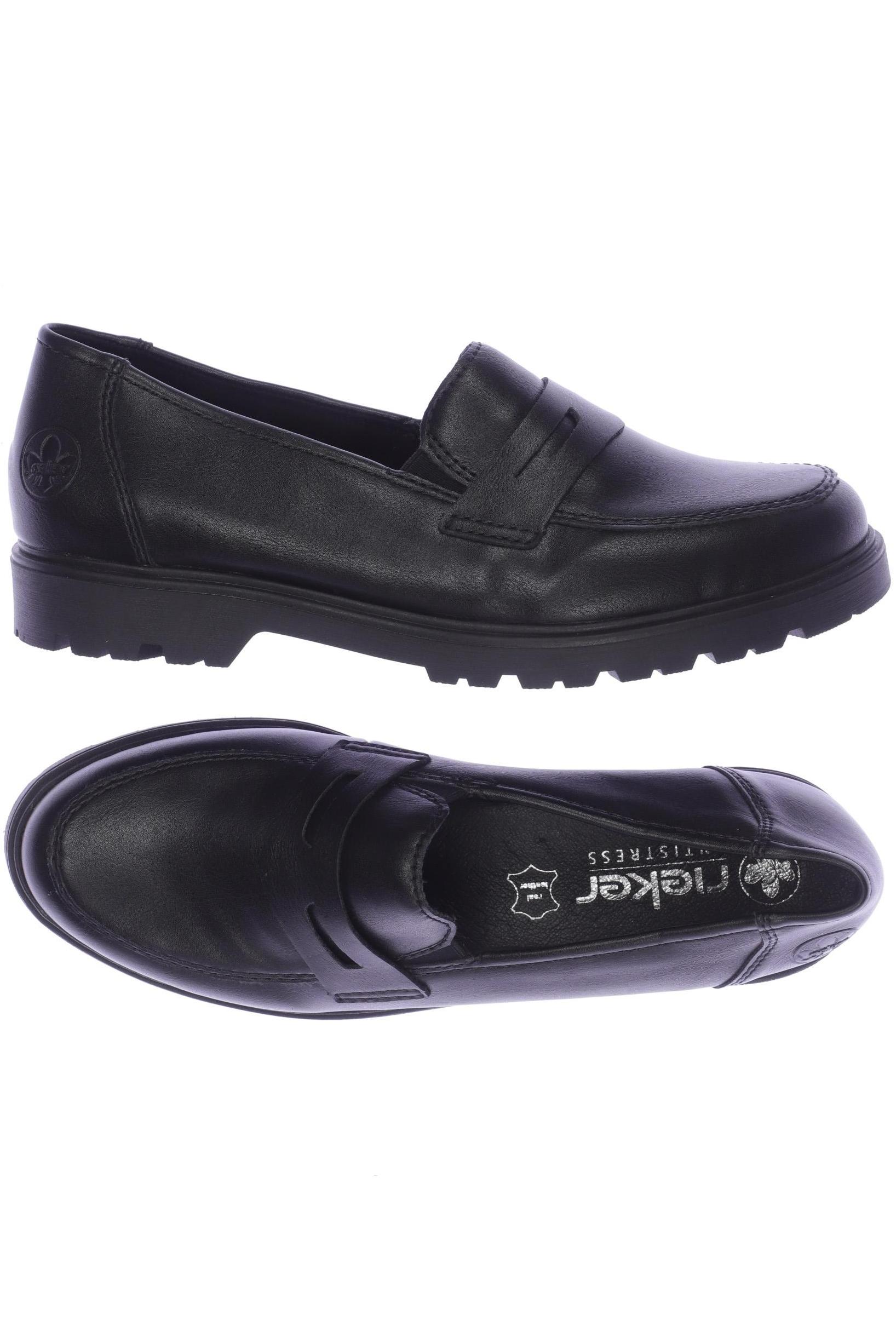 

Rieker Damen Halbschuh, schwarz, Gr. 39